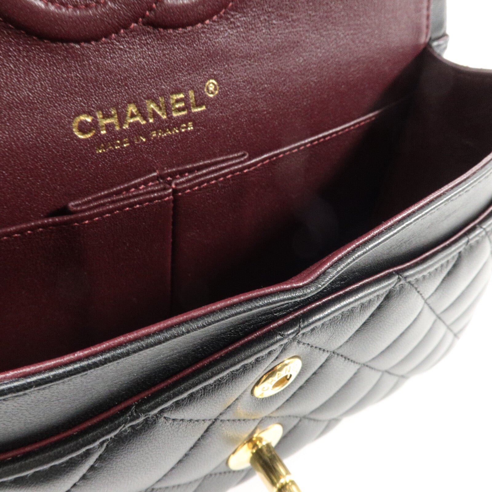 CHANEL 羊皮皮革Classic 23鏈帶肩背袋