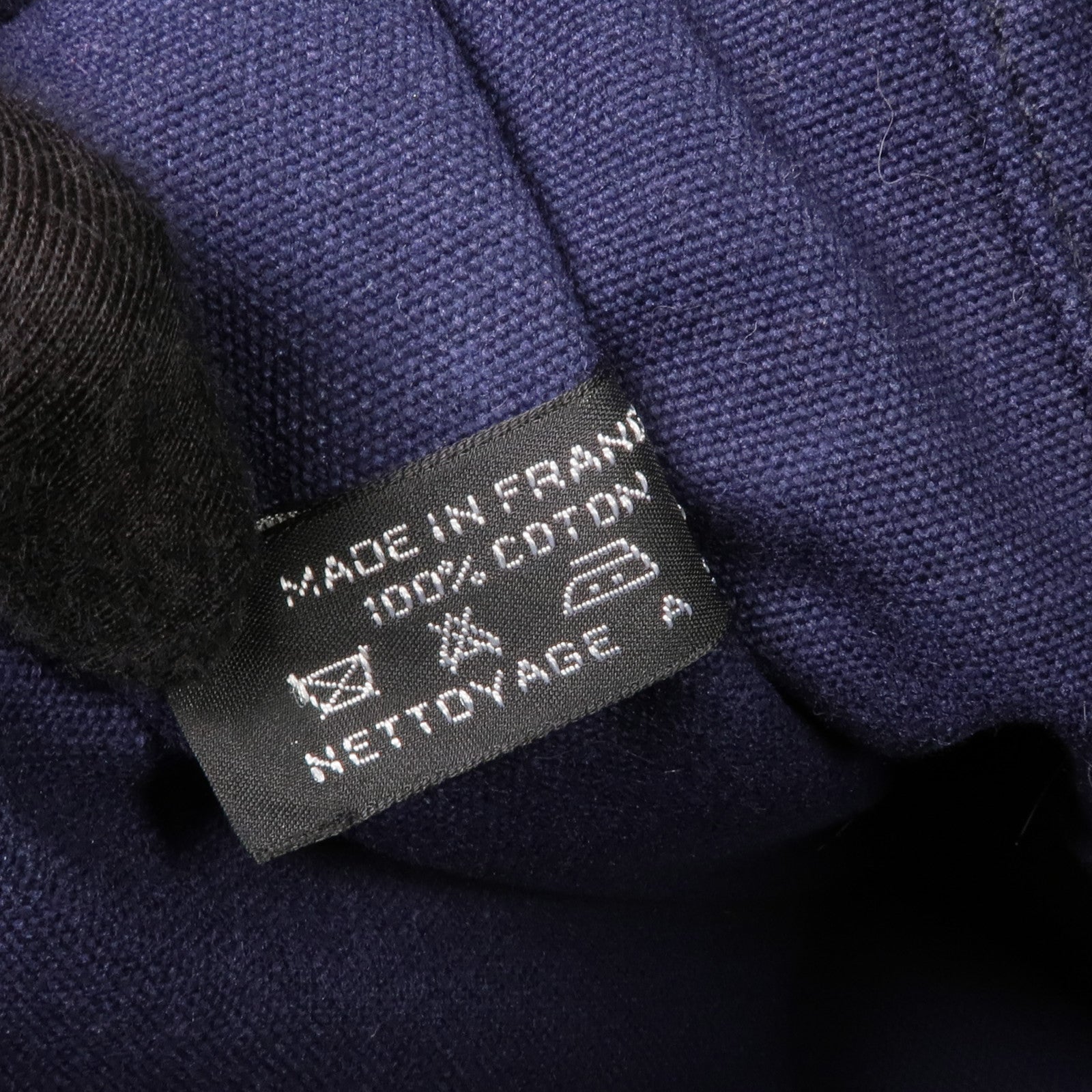 HERMES 帆布Herline MM銀扣手挽袋