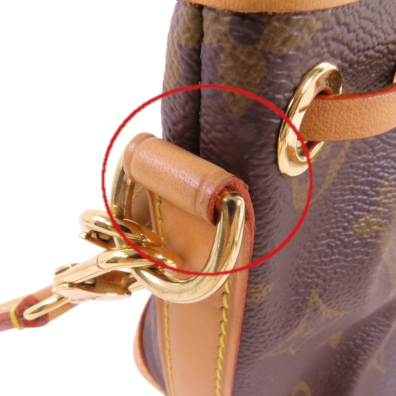 LOUIS VUITTON Monogram Nano Noe金扣手挽肩背兩用袋