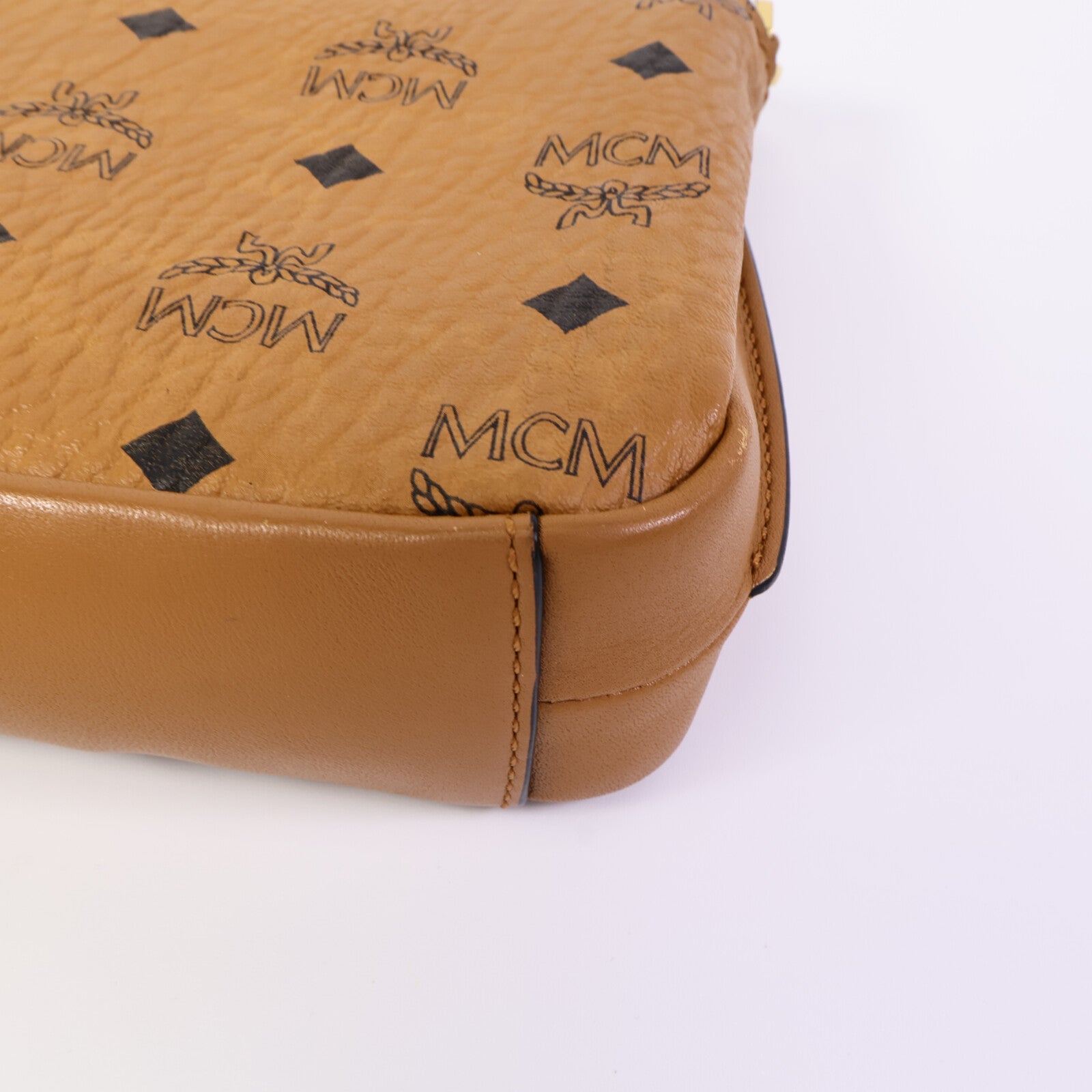 MCM 塗層帆布Shoulder Bag肩背袋