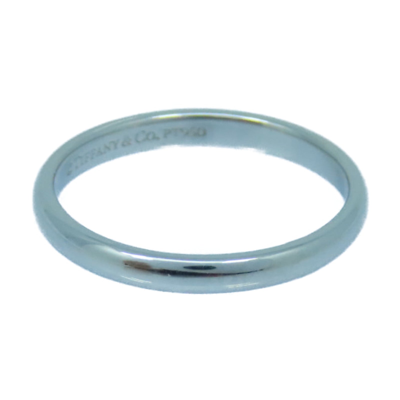 TIFFANY＆CO 【激減優惠】PT950鉑金Ring戒指US#4銀色