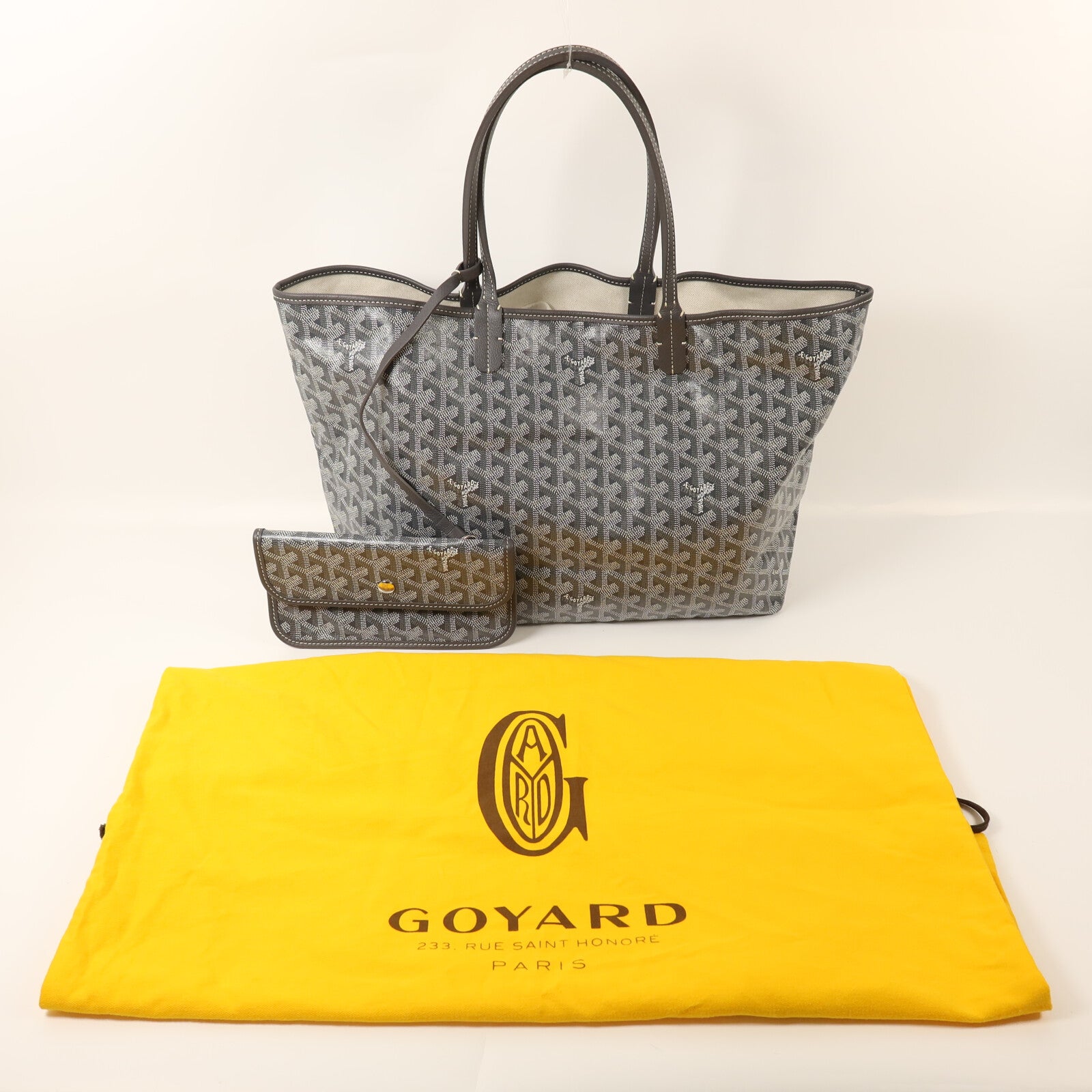 GOYARD 塗層帆布Saint Louis PM銀扣肩背袋