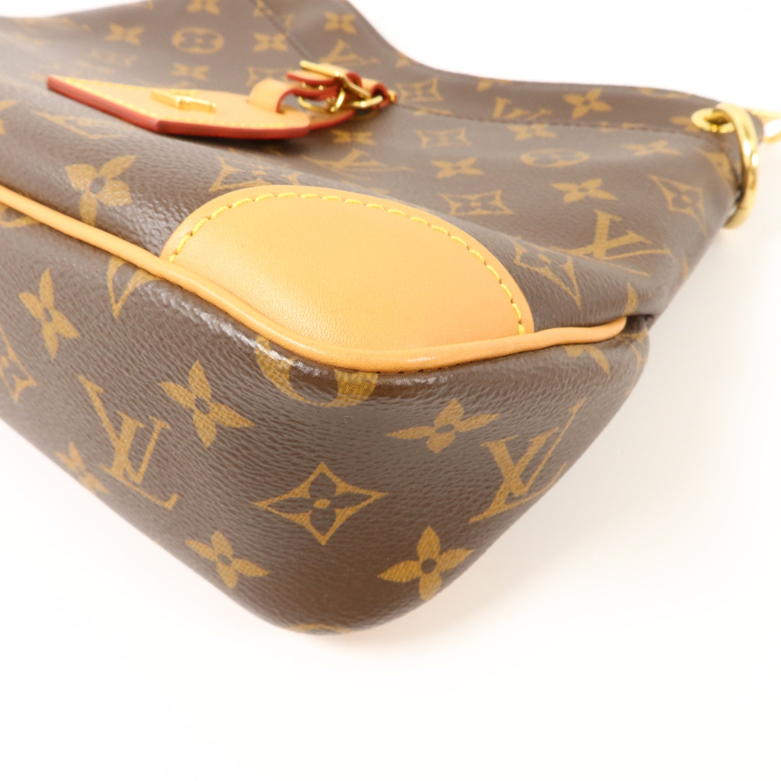 LOUIS VUITTON Monogram Odeon PM金扣肩背袋