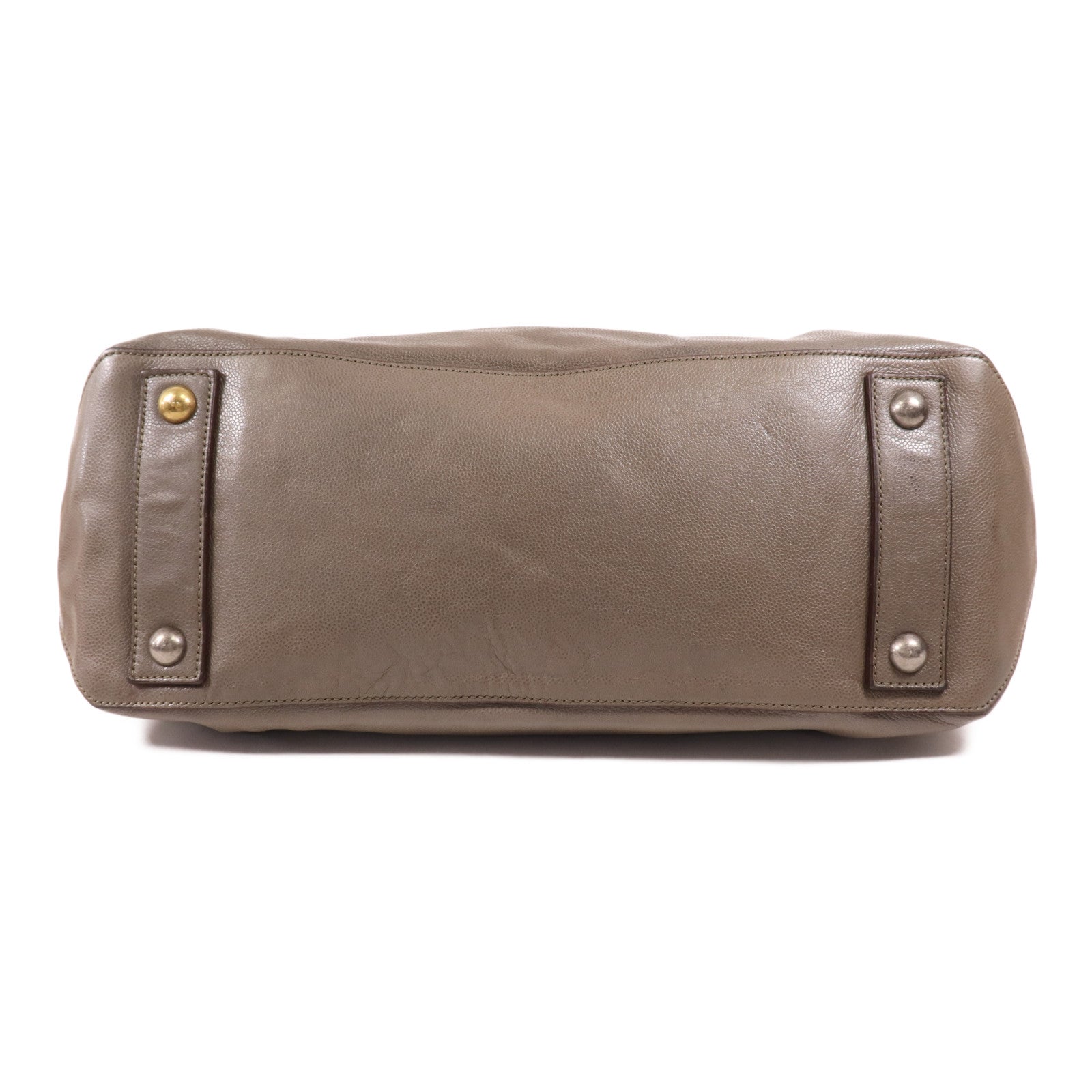 CHANEL 牛皮皮革2 Way Shoulder Bag金扣手挽肩背兩用袋