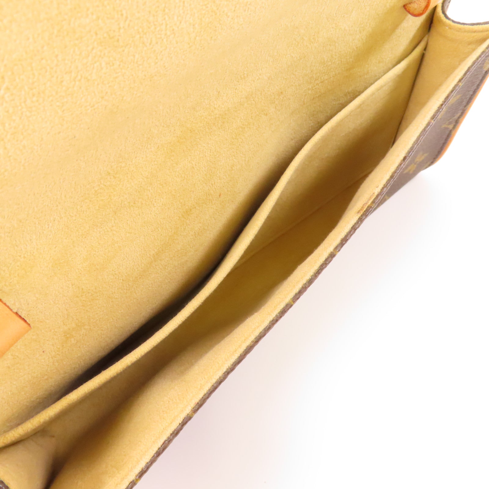 LOUIS VUITTON Monogram Pochette Twin GM金扣肩背袋