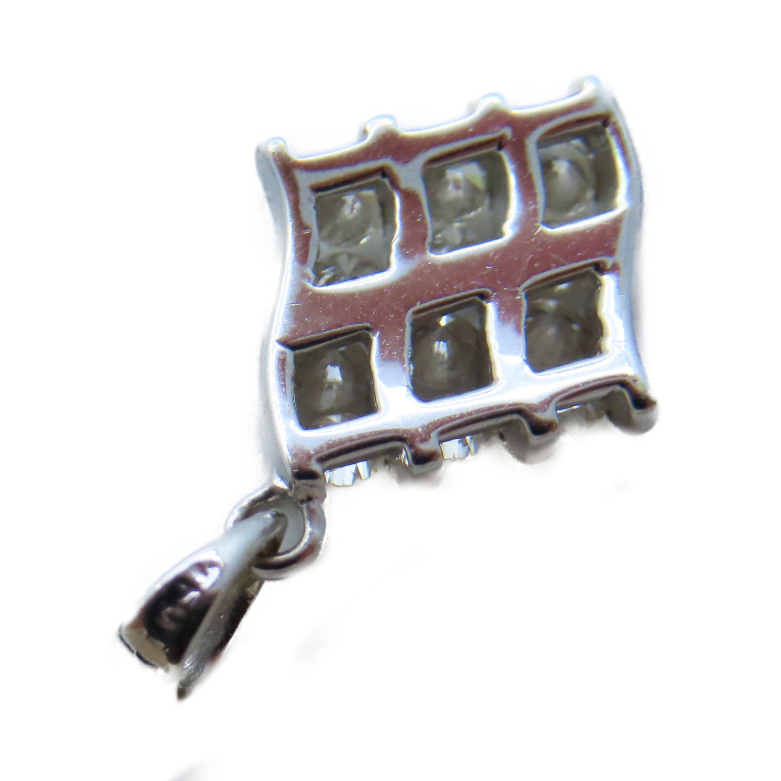 JEWELRY 18K白金Diamond Top 1.7g鑽石吊墜