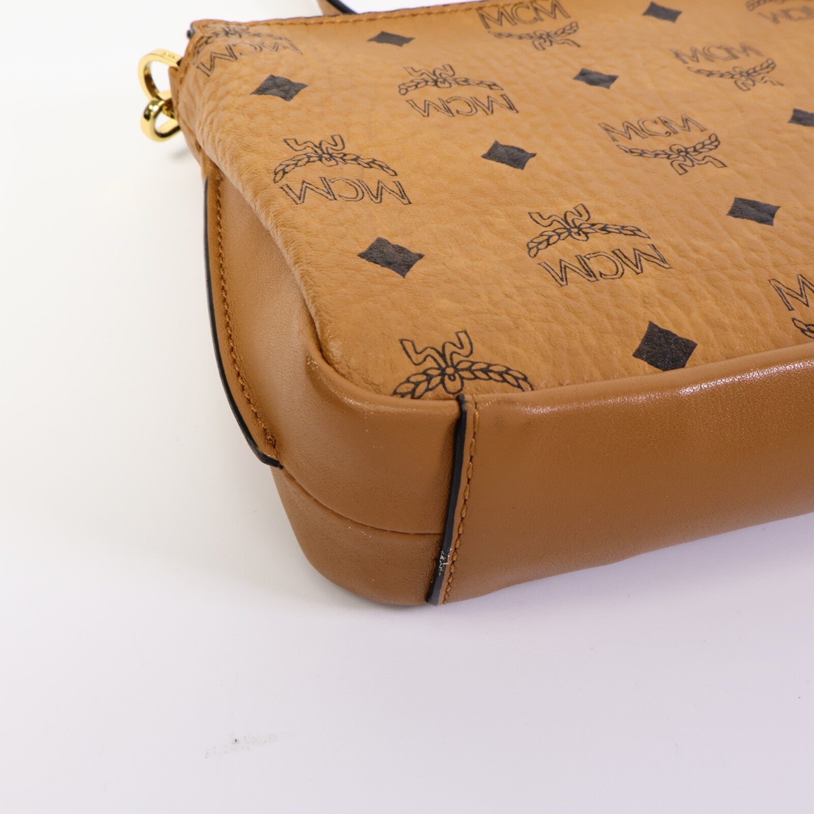 MCM 塗層帆布Shoulder Bag肩背袋