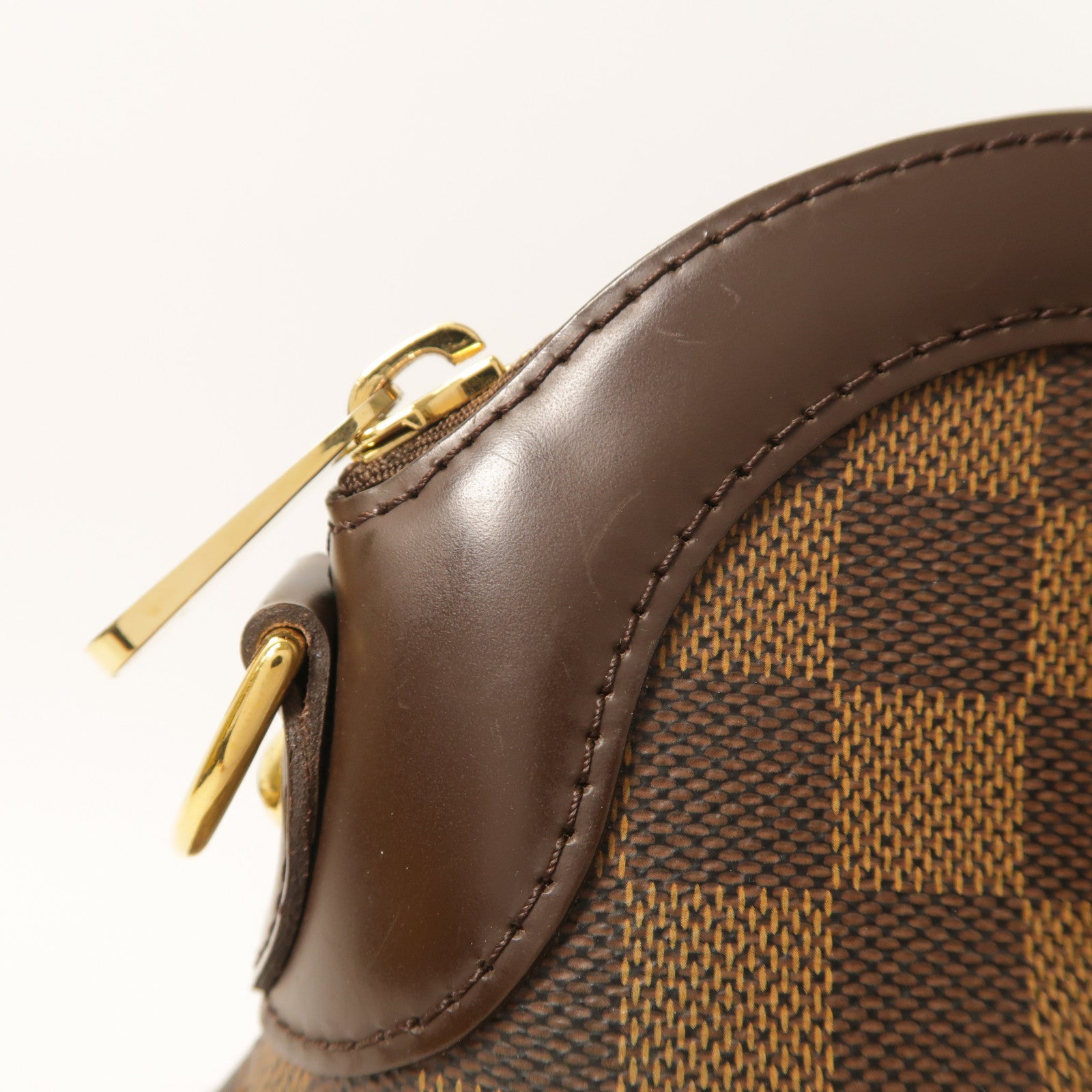 LOUIS VUITTON Damier Trevi PM金扣手挽肩背兩用袋