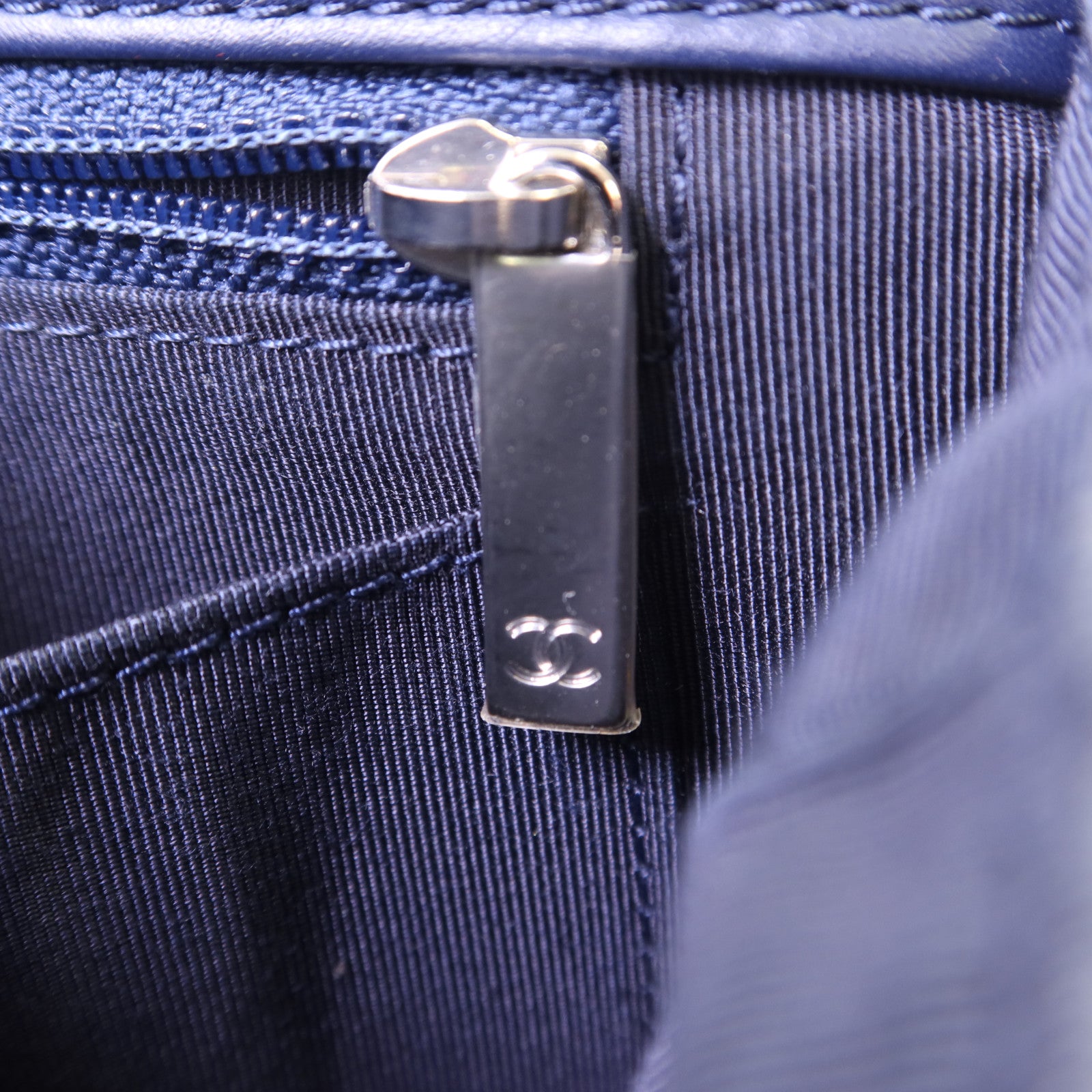 CHANEL 【激減優惠】羊皮皮革Chain Shoulder Bag銀扣鏈帶肩背袋
