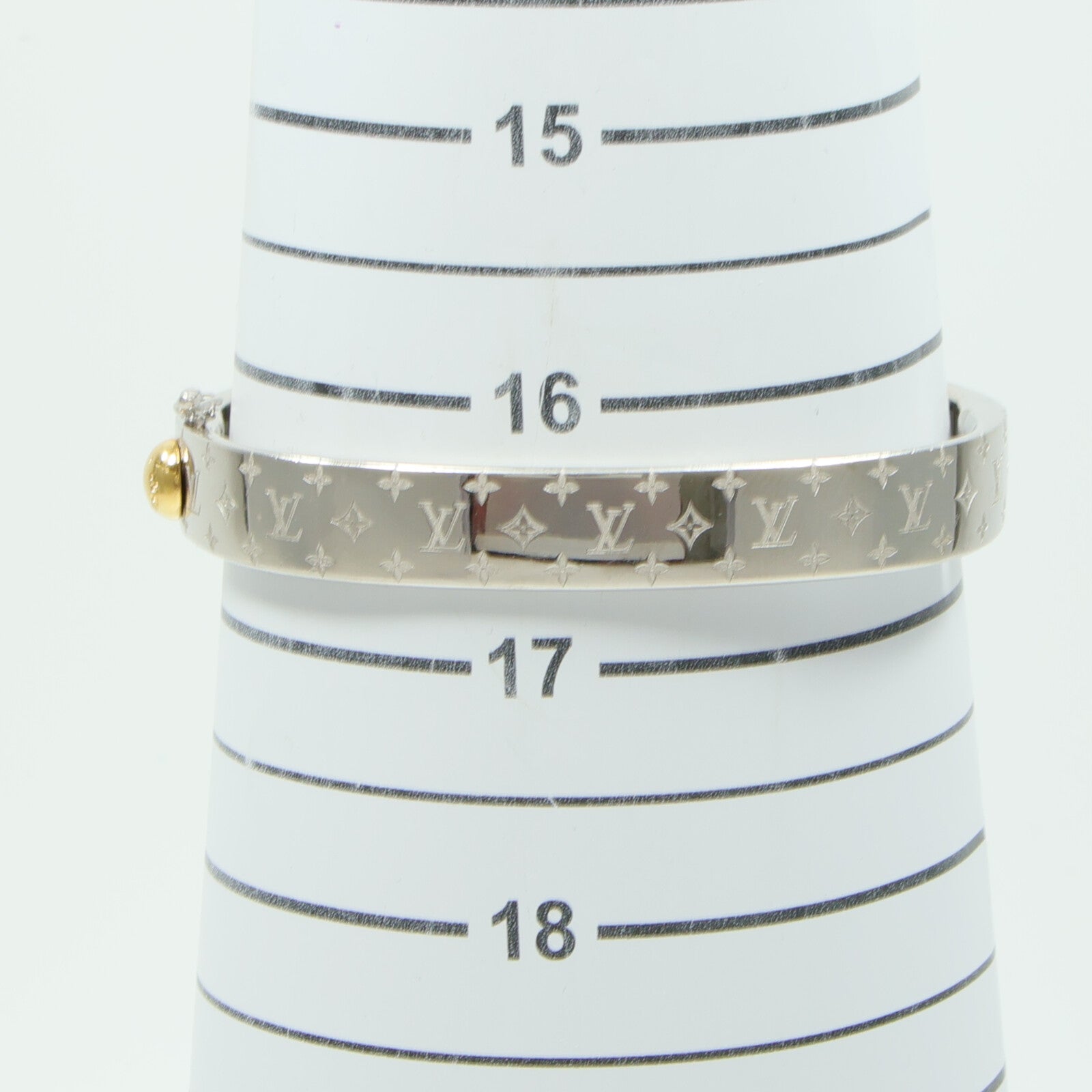 LOUIS VUITTON 金屬Nanogram Cuff手鐲