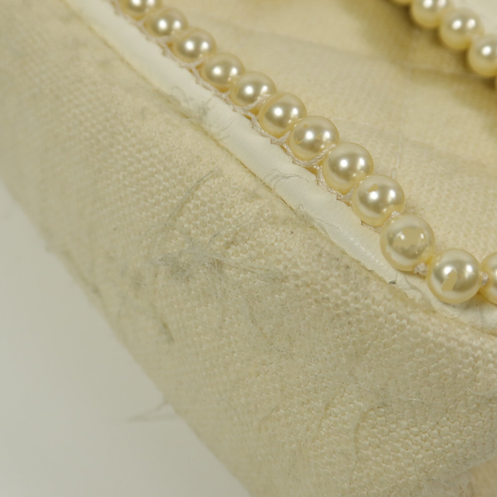 CHANEL 帆布Chain Shoulder Bag鏈帶肩背袋