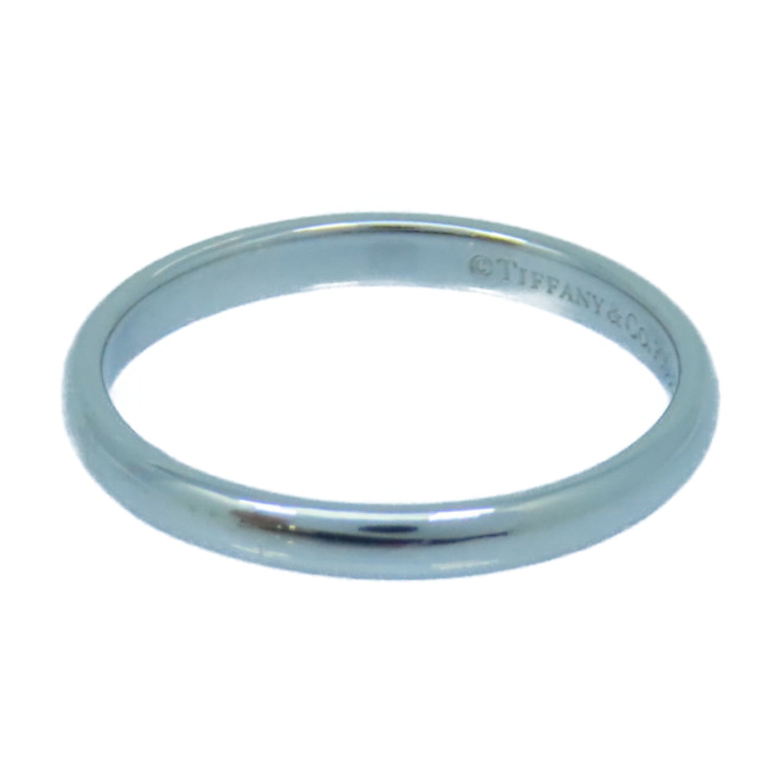 TIFFANY＆CO 【激減優惠】PT950鉑金Ring戒指US#4銀色