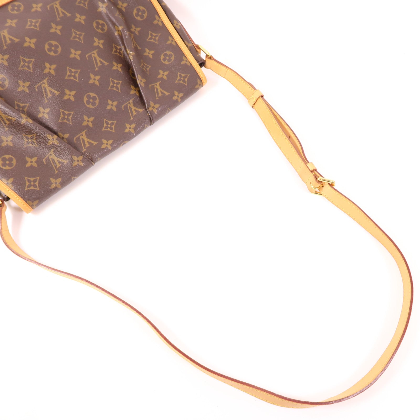 LOUIS VUITTON LV GHW Menilmontant MM Shoulder Bag M40473 Monogram Brown