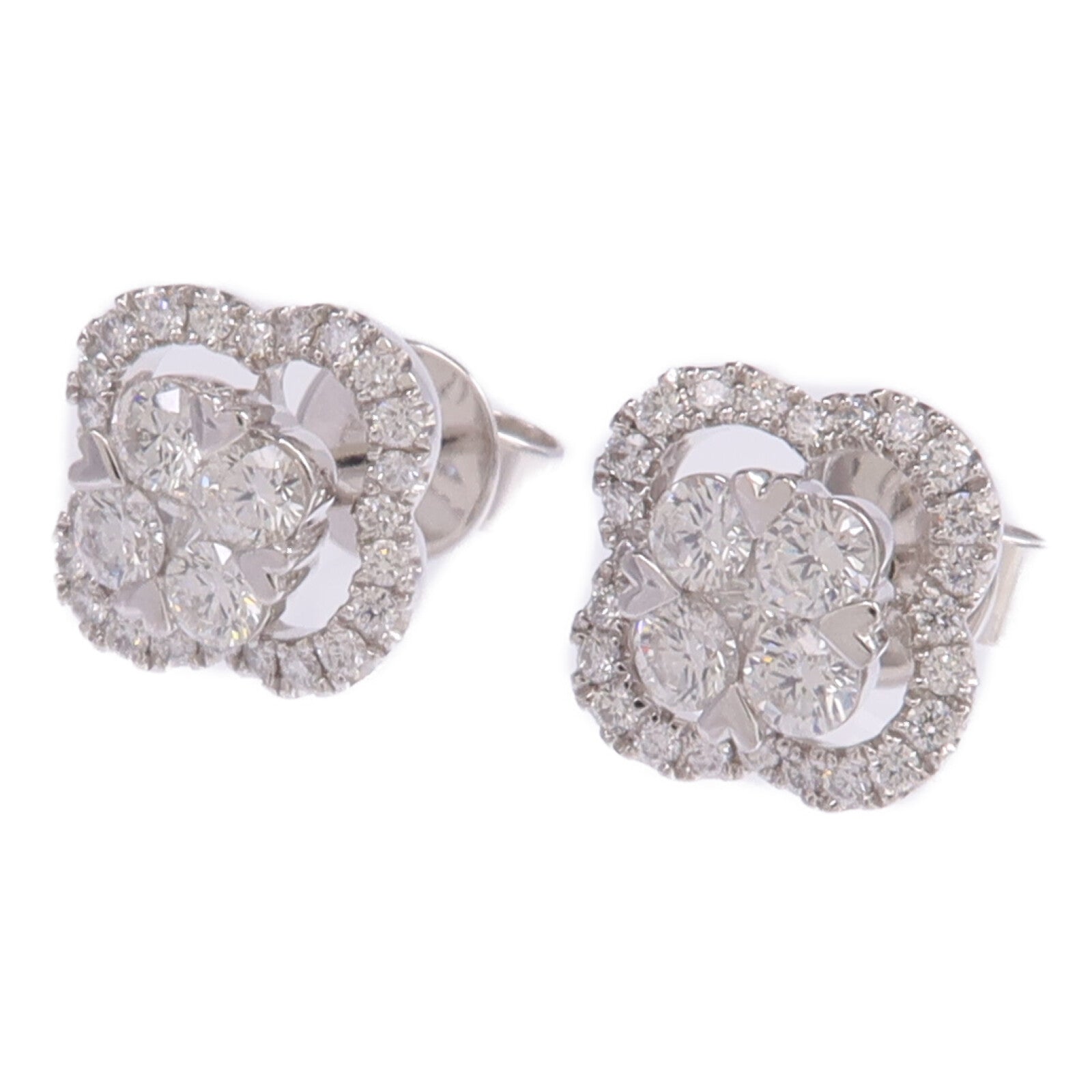 JEWELRY 18K白金Diamond Earrings鑽石耳環