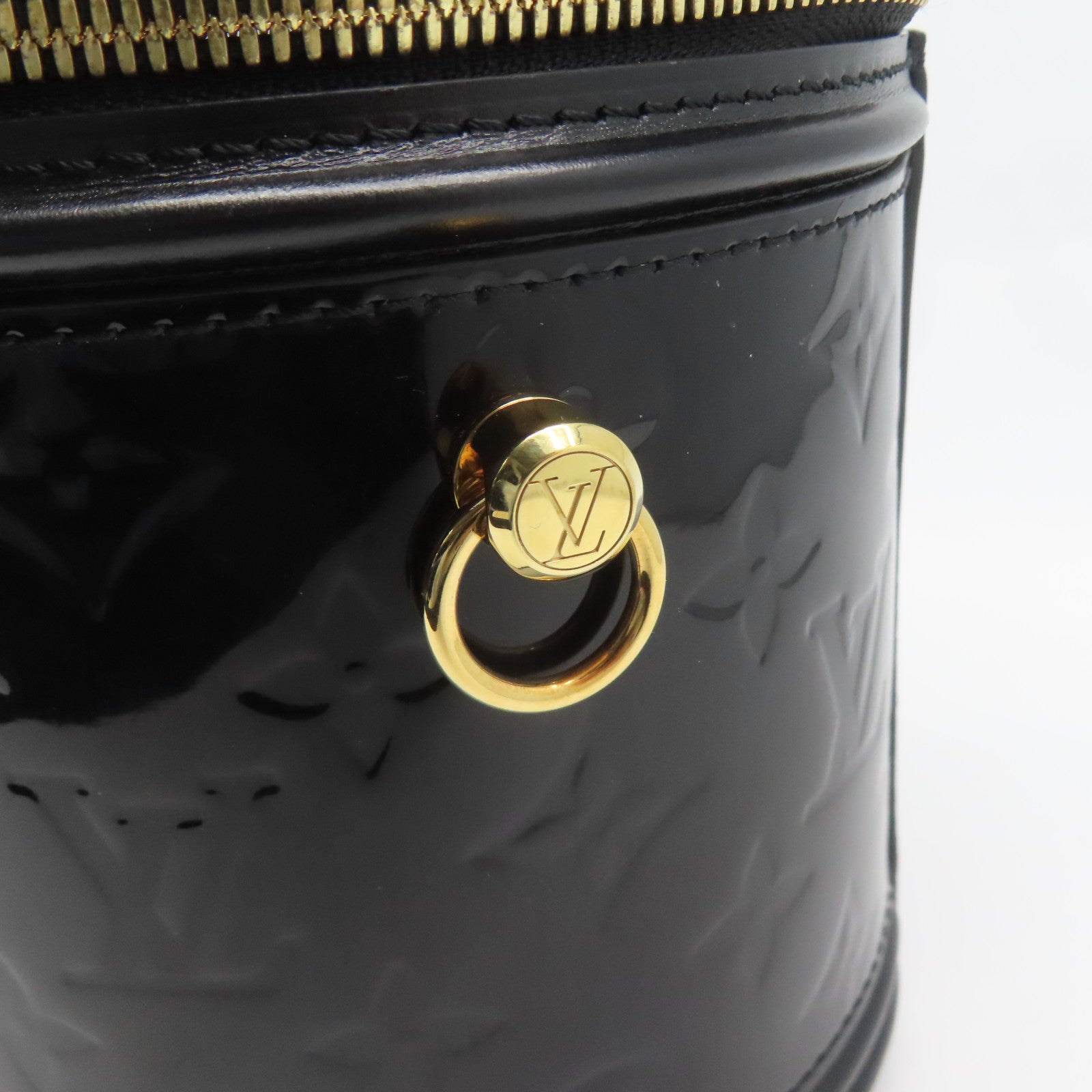 LOUIS VUITTON **【激減優惠】Monogram Vernis Cannes金扣手挽肩背兩用袋黑色