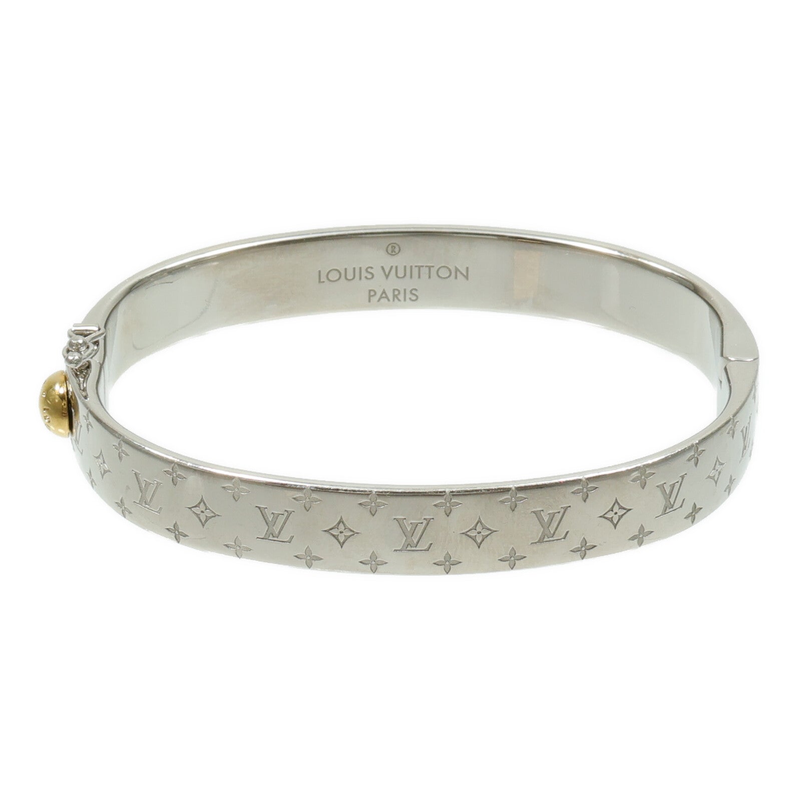 LOUIS VUITTON 金屬Nanogram Cuff手鐲