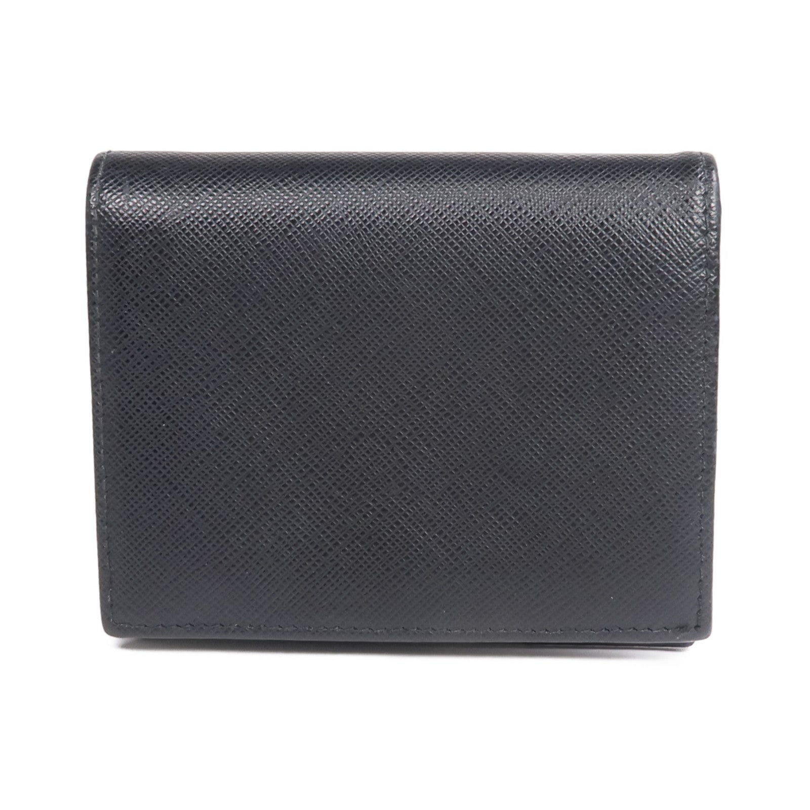PRADA 牛皮皮革Wallet金扣錢包