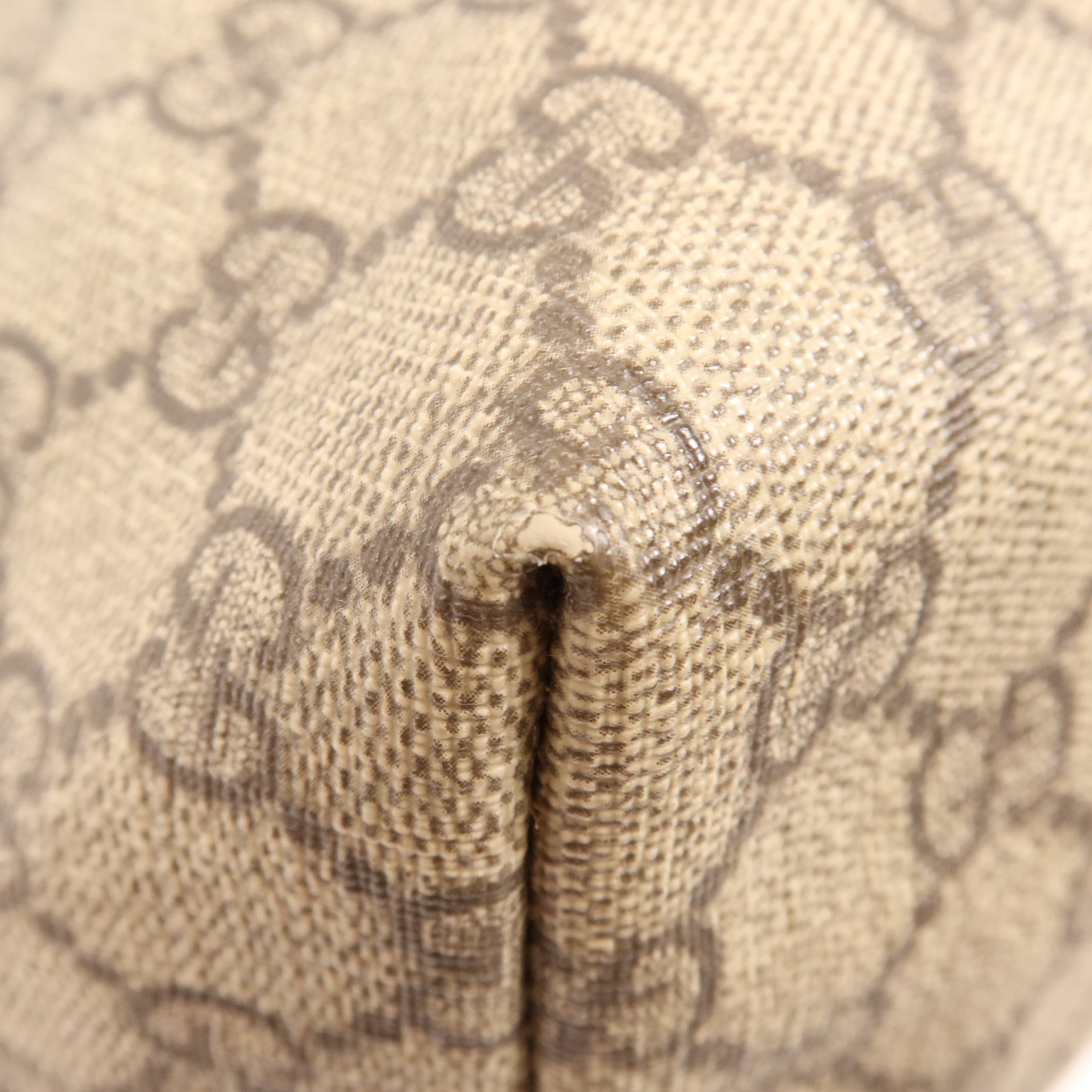 GUCCI 塗層帆布Tote Bag銀扣手挽袋