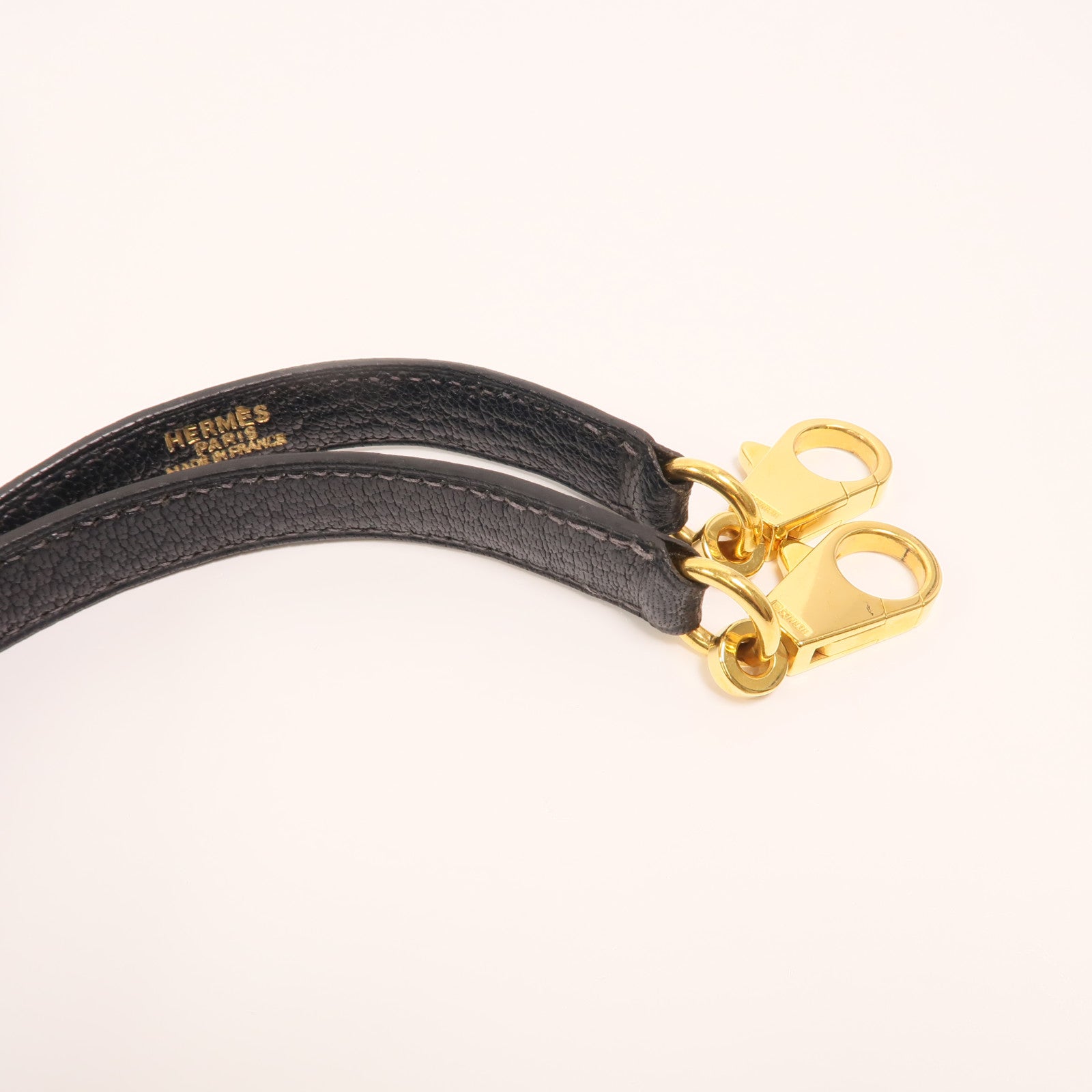 HERMES Chevre皮革Bolide 31金扣手挽肩背兩用袋Blue Marine