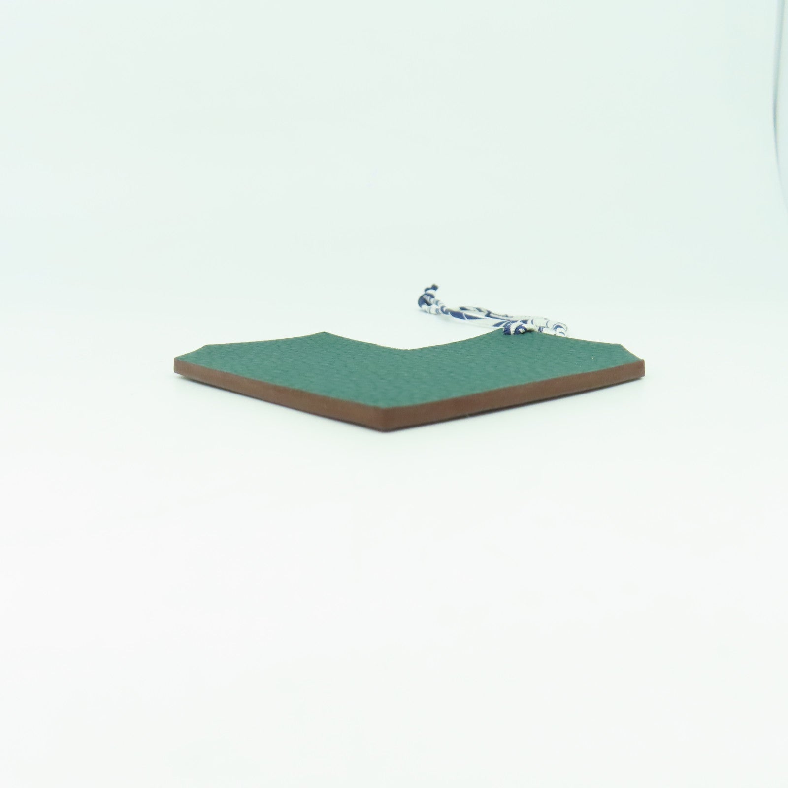 HERMES 【激減優惠】Togo/Epsom皮革Petit H Heart掛飾綠色/藍色