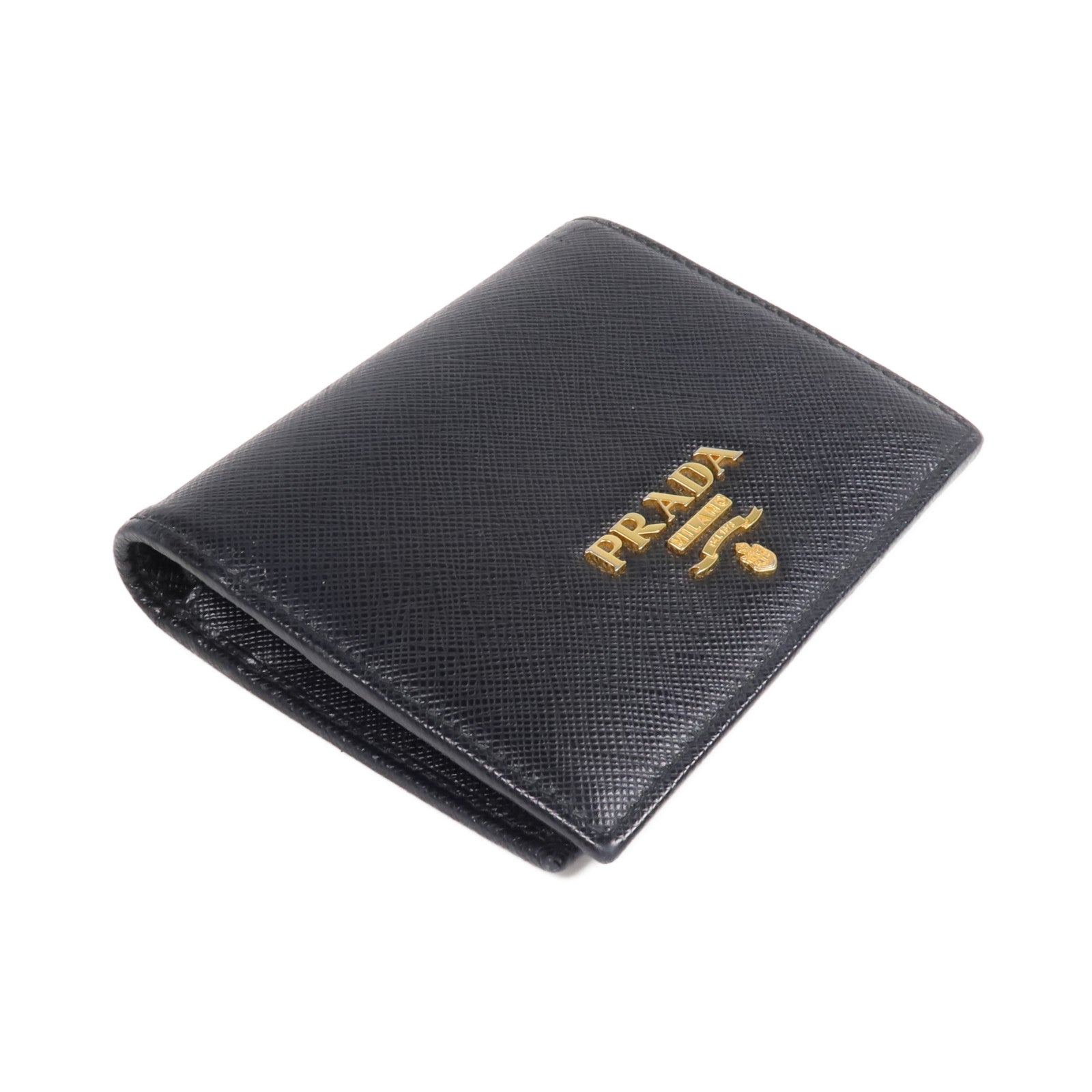 PRADA 牛皮皮革Wallet金扣錢包