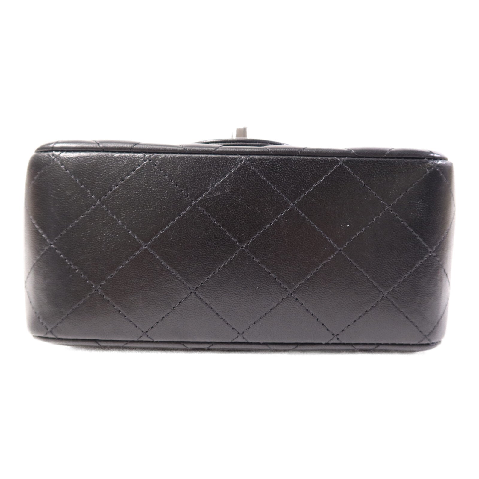 CHANEL 羊皮皮革Classic 17銀扣鏈帶肩背袋