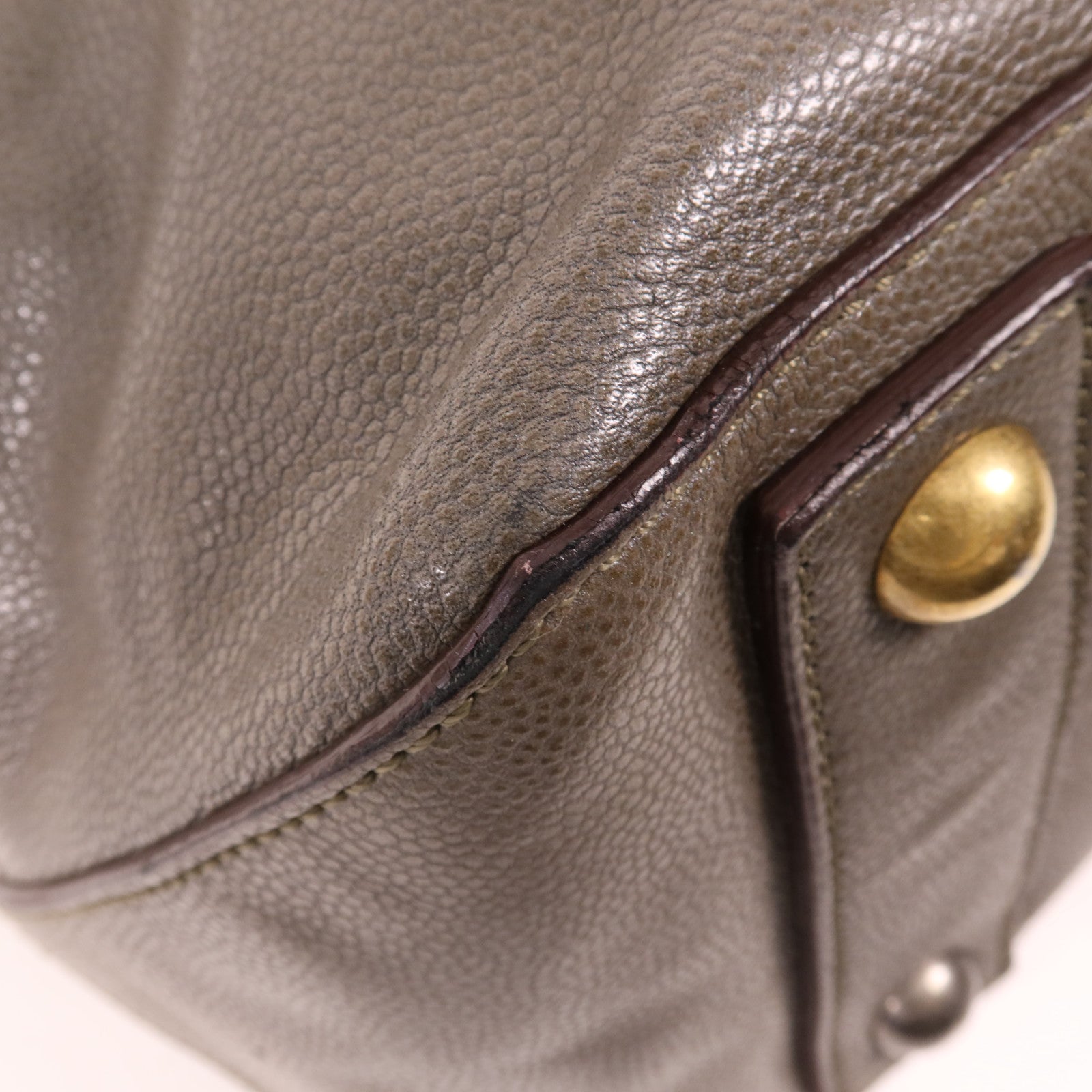 CHANEL 牛皮皮革2 Way Shoulder Bag金扣手挽肩背兩用袋