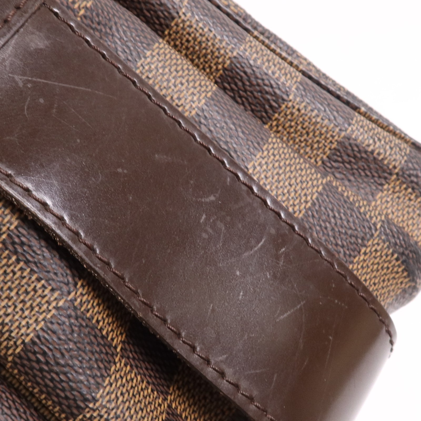 LOUIS VUITTON Damier Naviglio金扣肩背袋