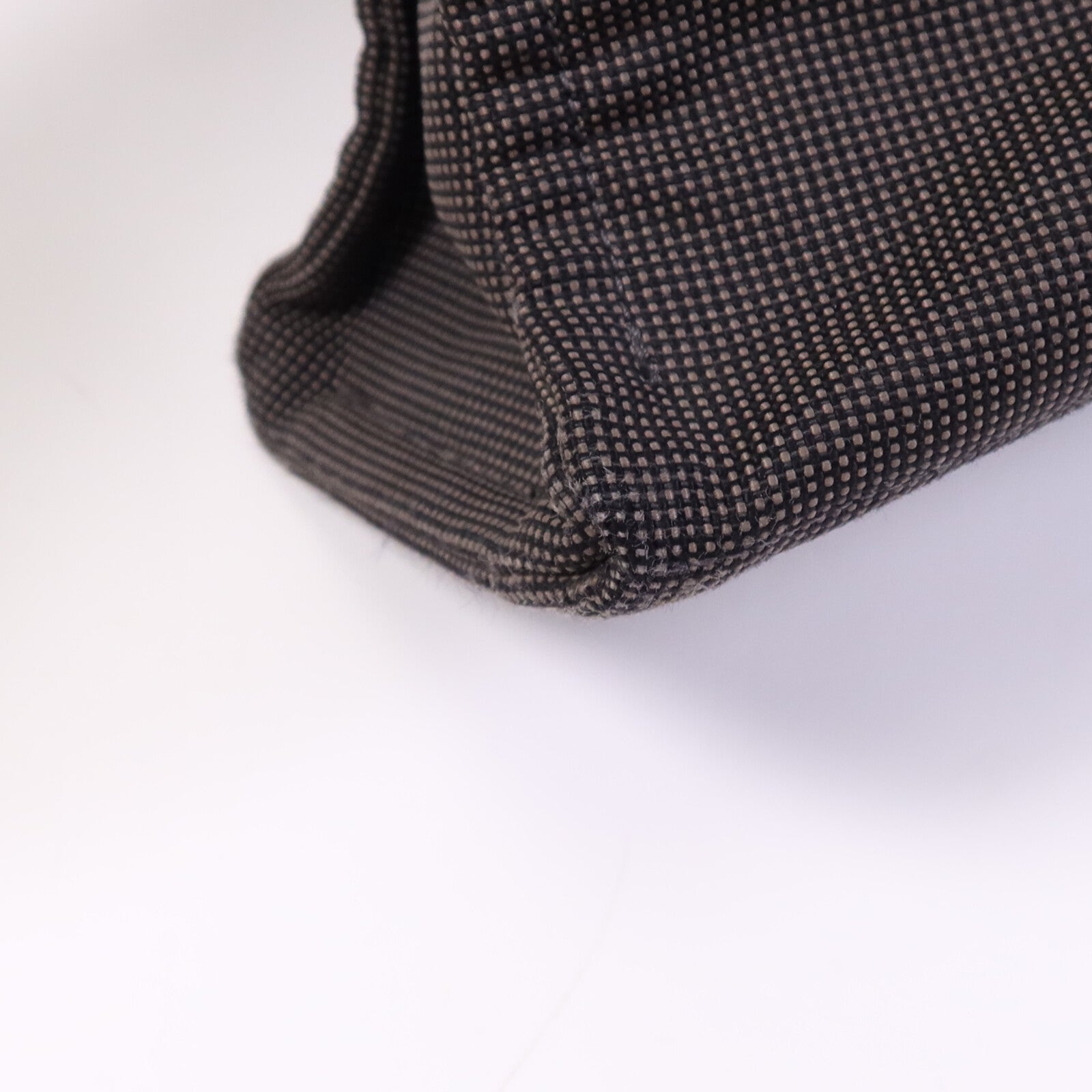 HERMES 帆布Herline GM銀扣手挽袋