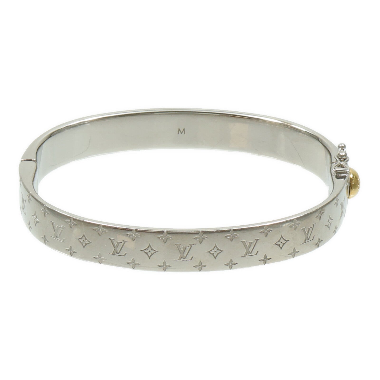 LOUIS VUITTON 金屬Nanogram Cuff手鐲