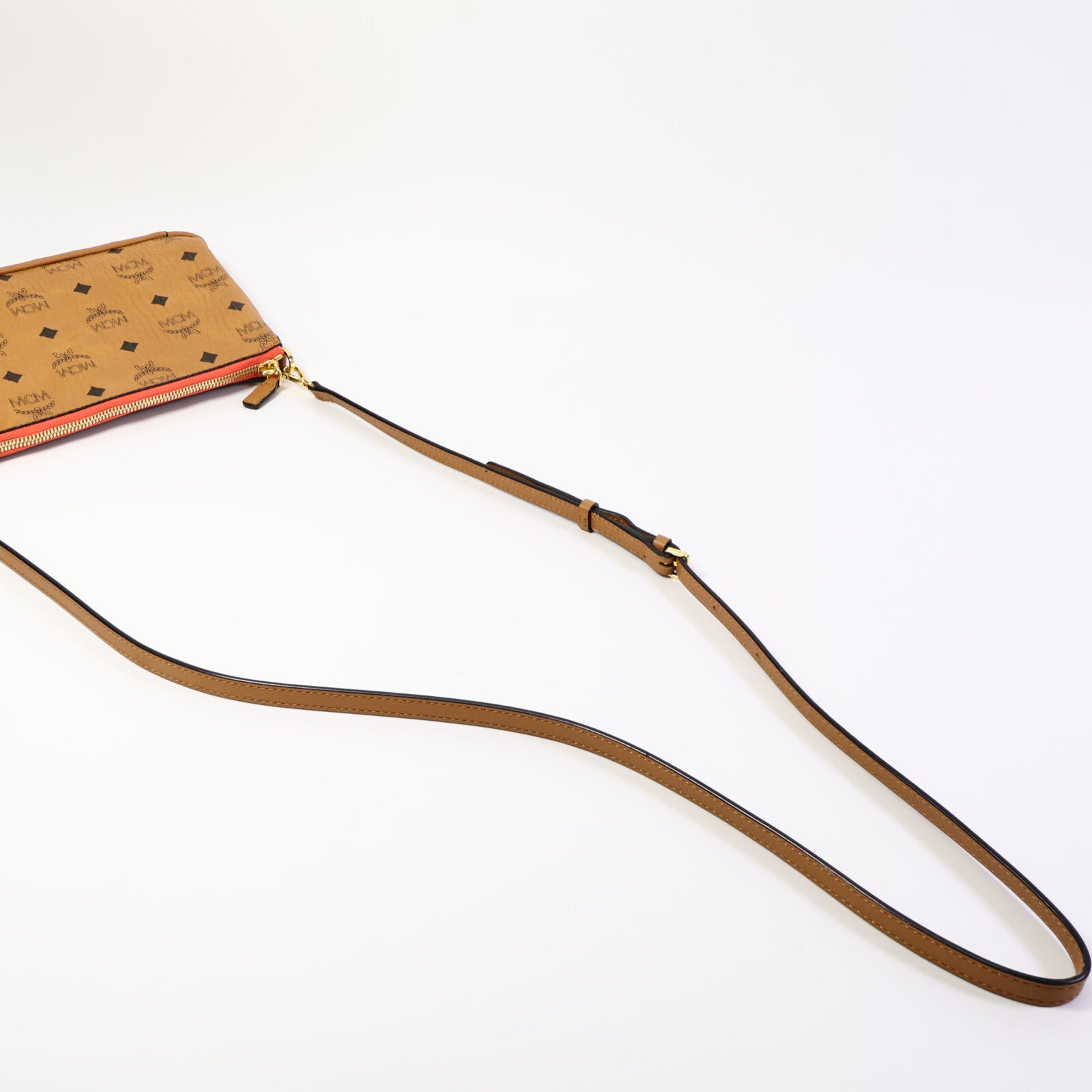 MCM 塗層帆布Shoulder Bag肩背袋