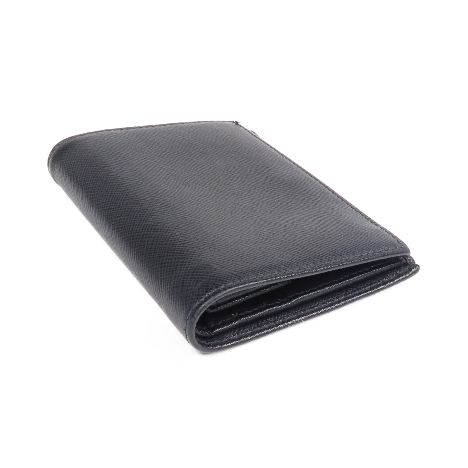 PRADA 牛皮皮革Wallet金扣錢包