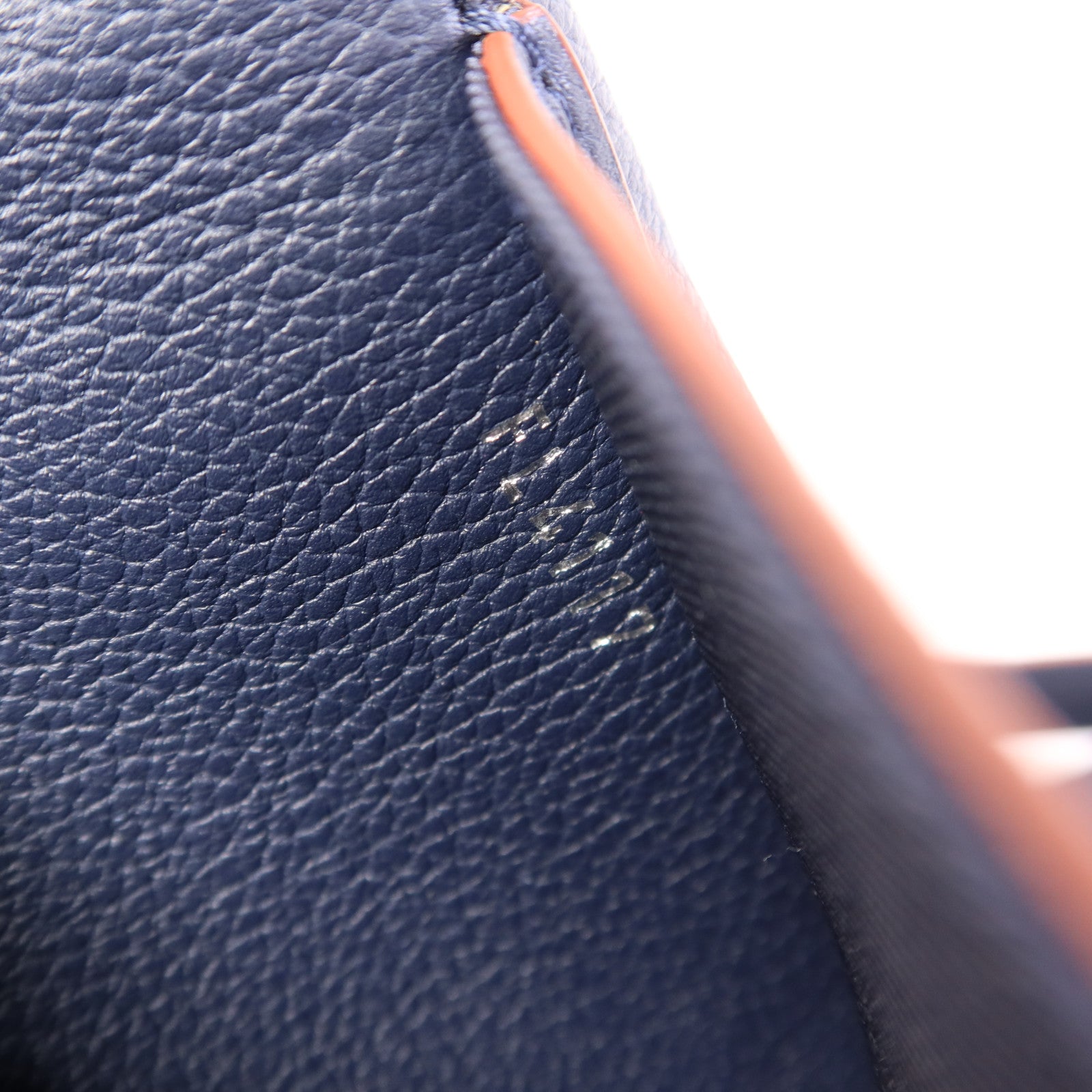 LOUIS VUITTON 牛皮皮革Lockme II BB銀扣手挽肩背兩用袋藍色