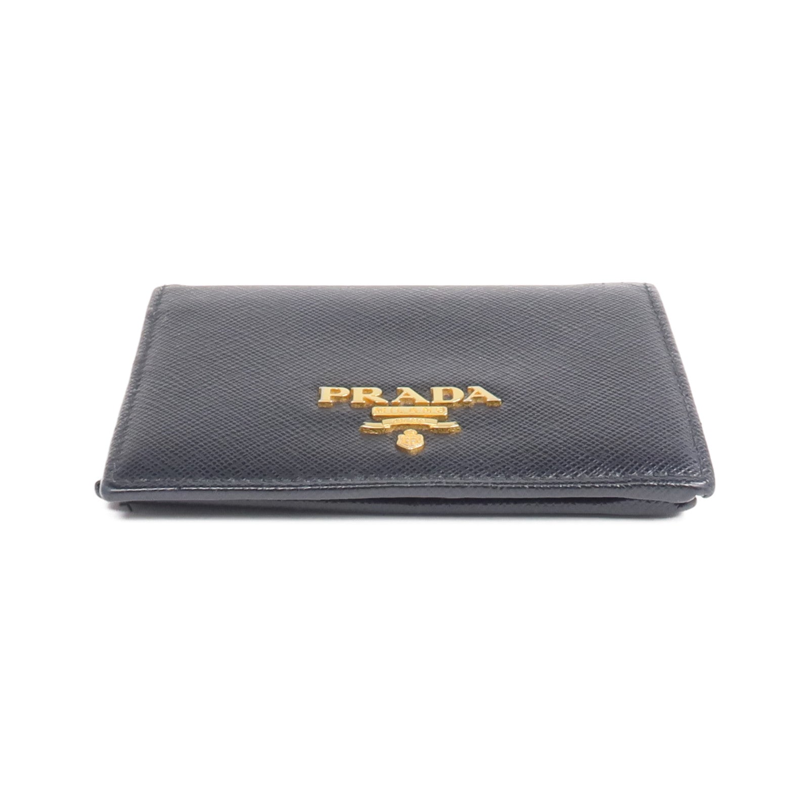 PRADA 牛皮皮革Wallet金扣錢包