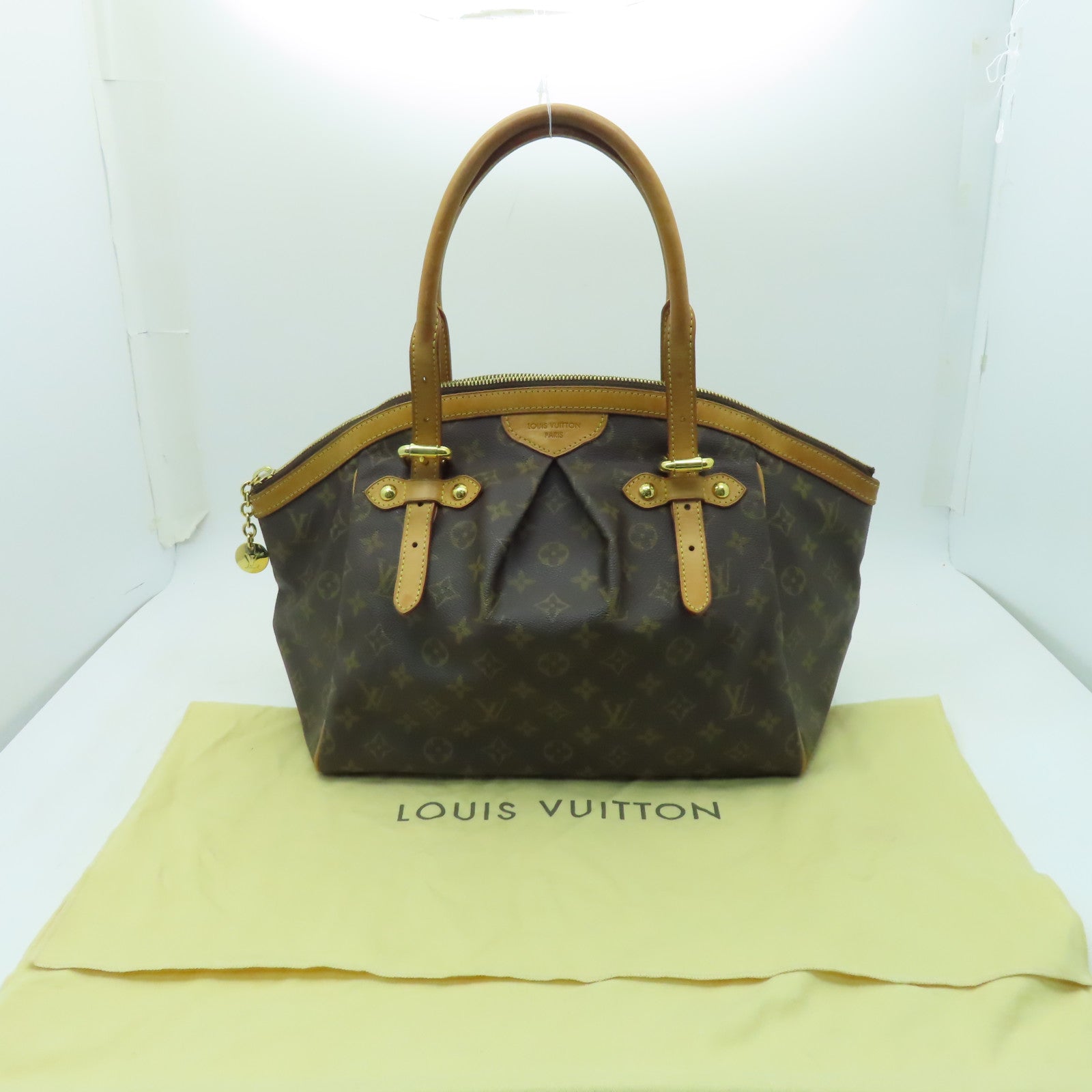 LOUIS VUITTON **【激減優惠】Monogram Tivoli GM金扣手挽袋/肩背袋啡色