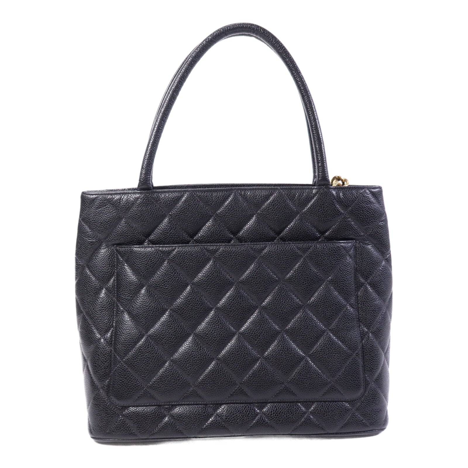 CHANEL 牛皮皮革Vintage Tote Bag金扣手挽袋