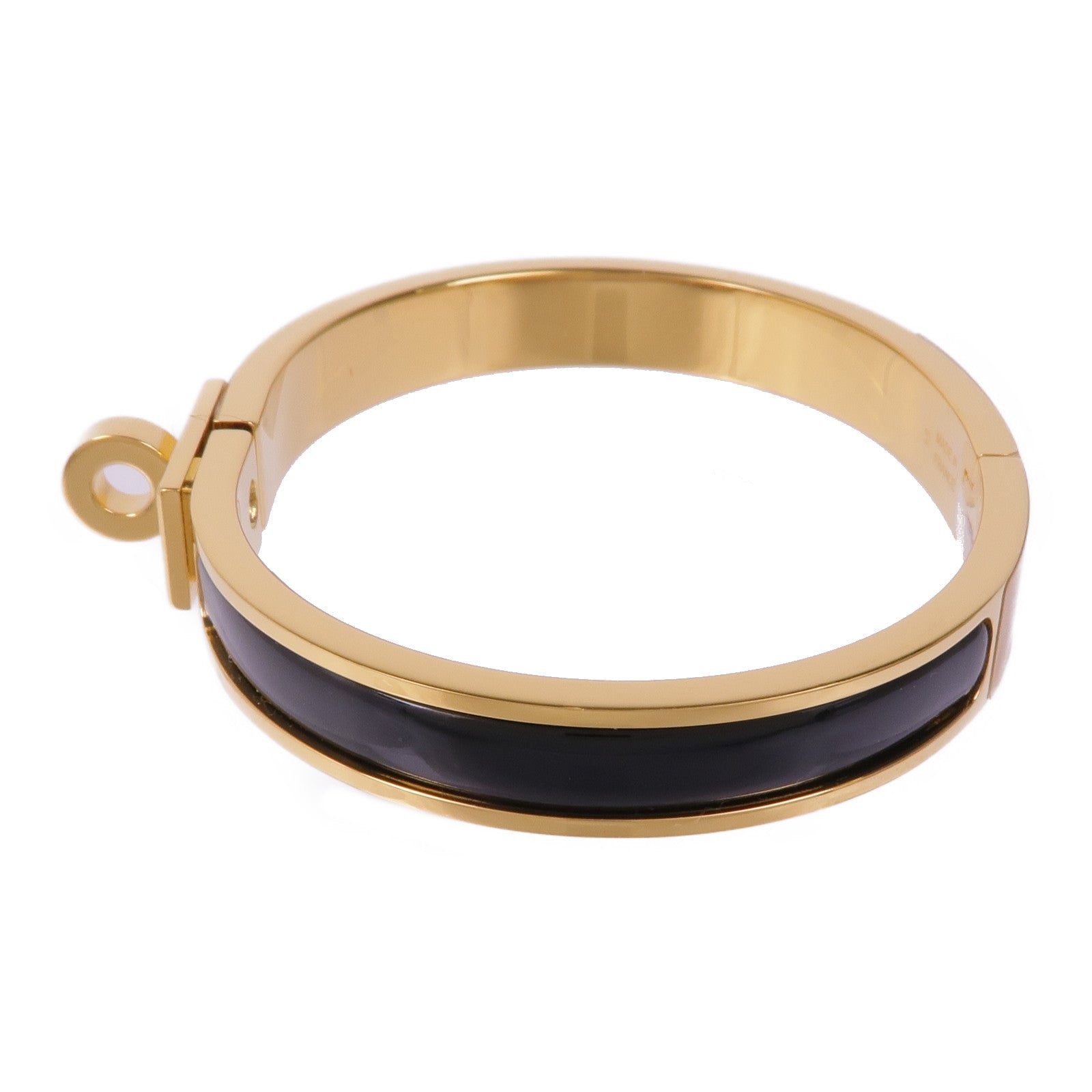 HERMES 琺瑯/金屬Mini Clic Kelly Bracelet手鐲