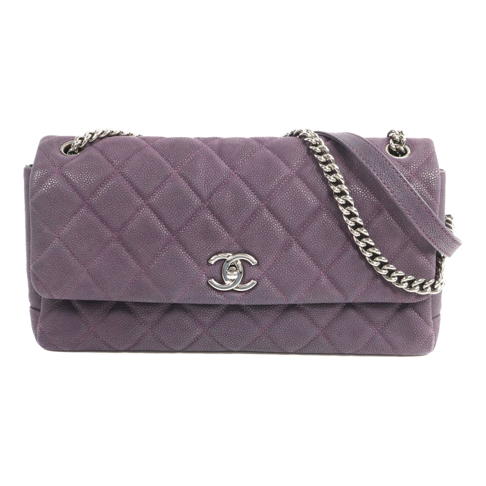 CHANEL 牛皮皮革Chain Shoulder Bag鏈帶肩背袋