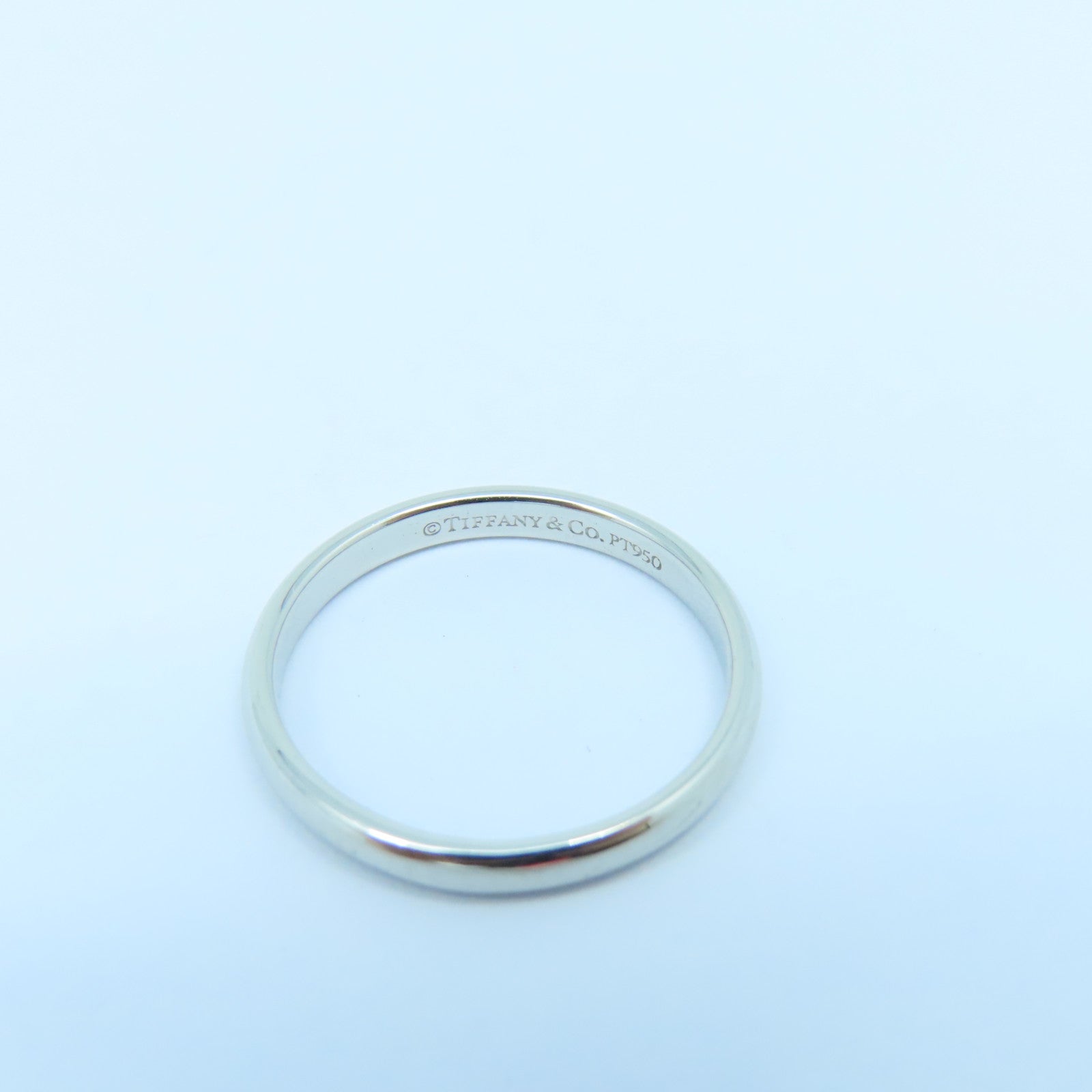 TIFFANY＆CO 【激減優惠】PT950鉑金Ring戒指US#4銀色
