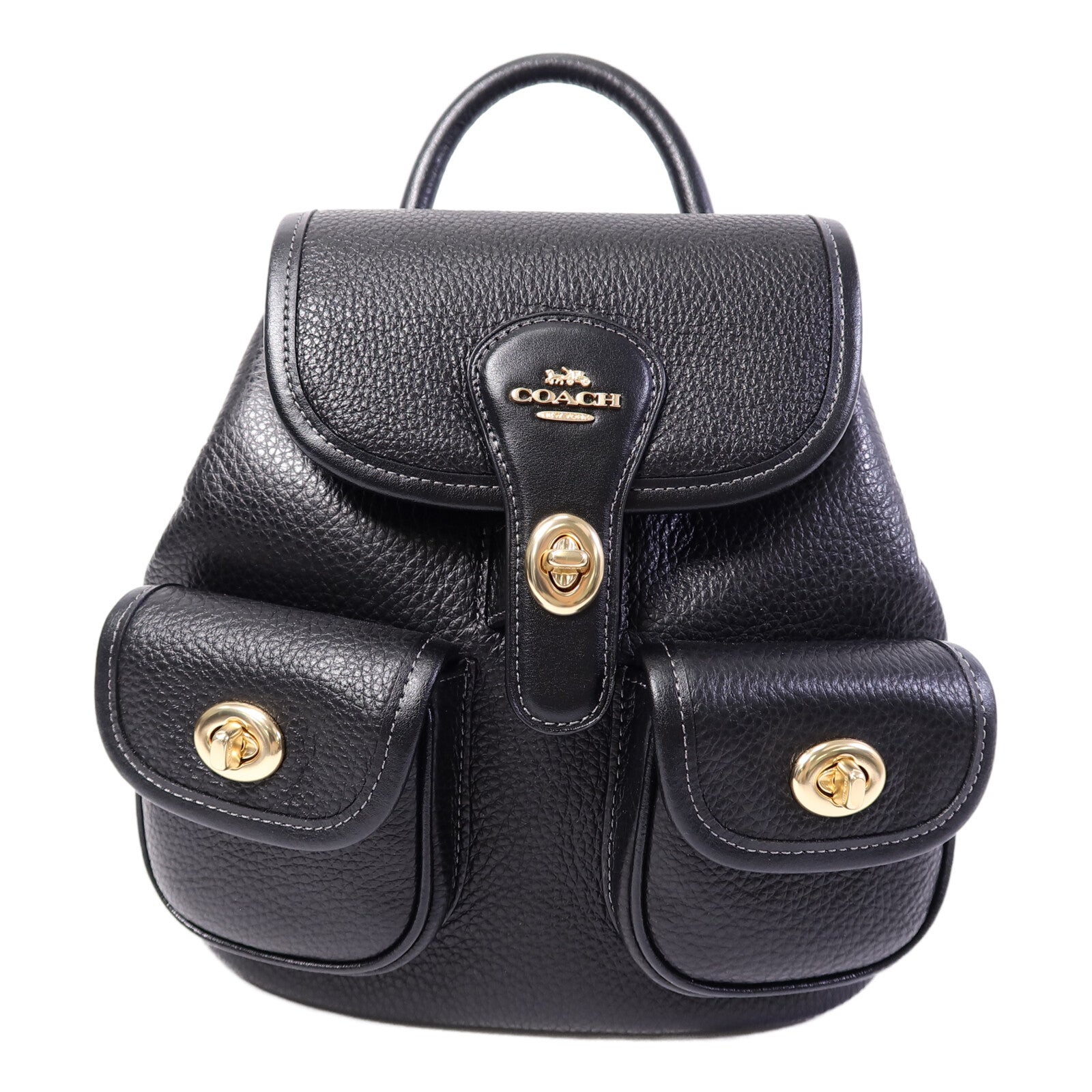 COACH 牛皮皮革Backpack背包