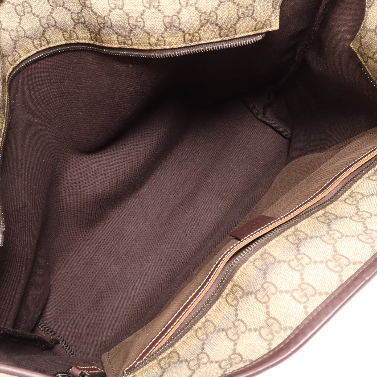 GUCCI 塗層帆布Tote Bag銀扣手挽袋