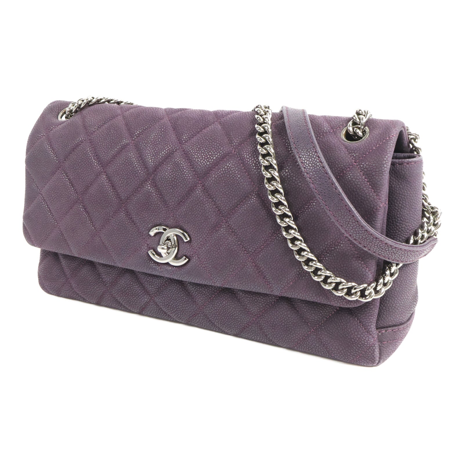 CHANEL 牛皮皮革Chain Shoulder Bag鏈帶肩背袋