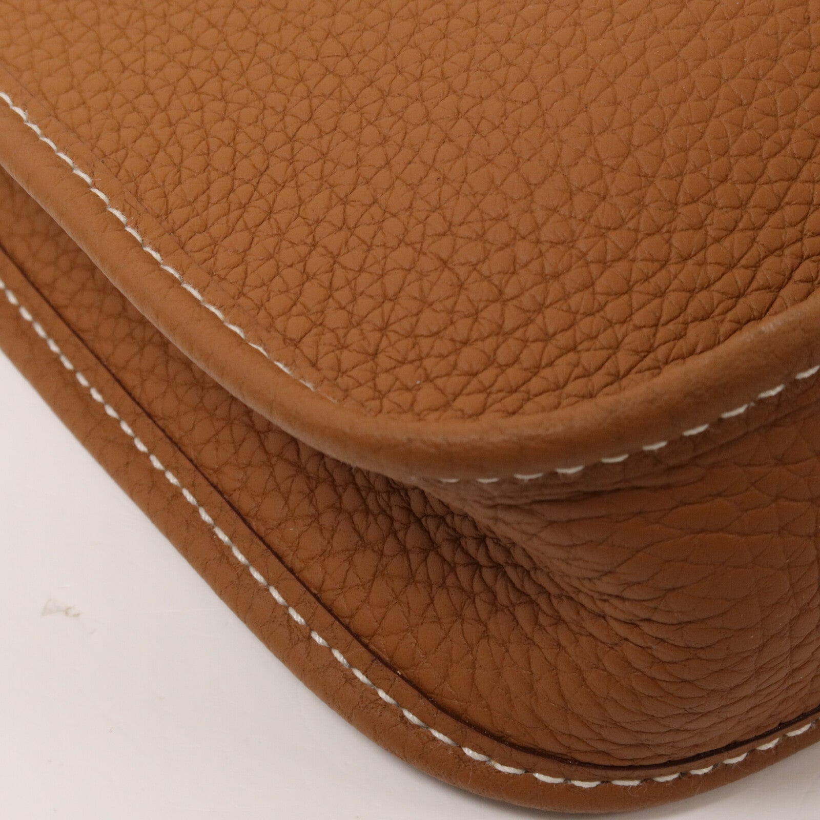 HERMES Clemence皮革Evelyne TPM肩背袋Gold