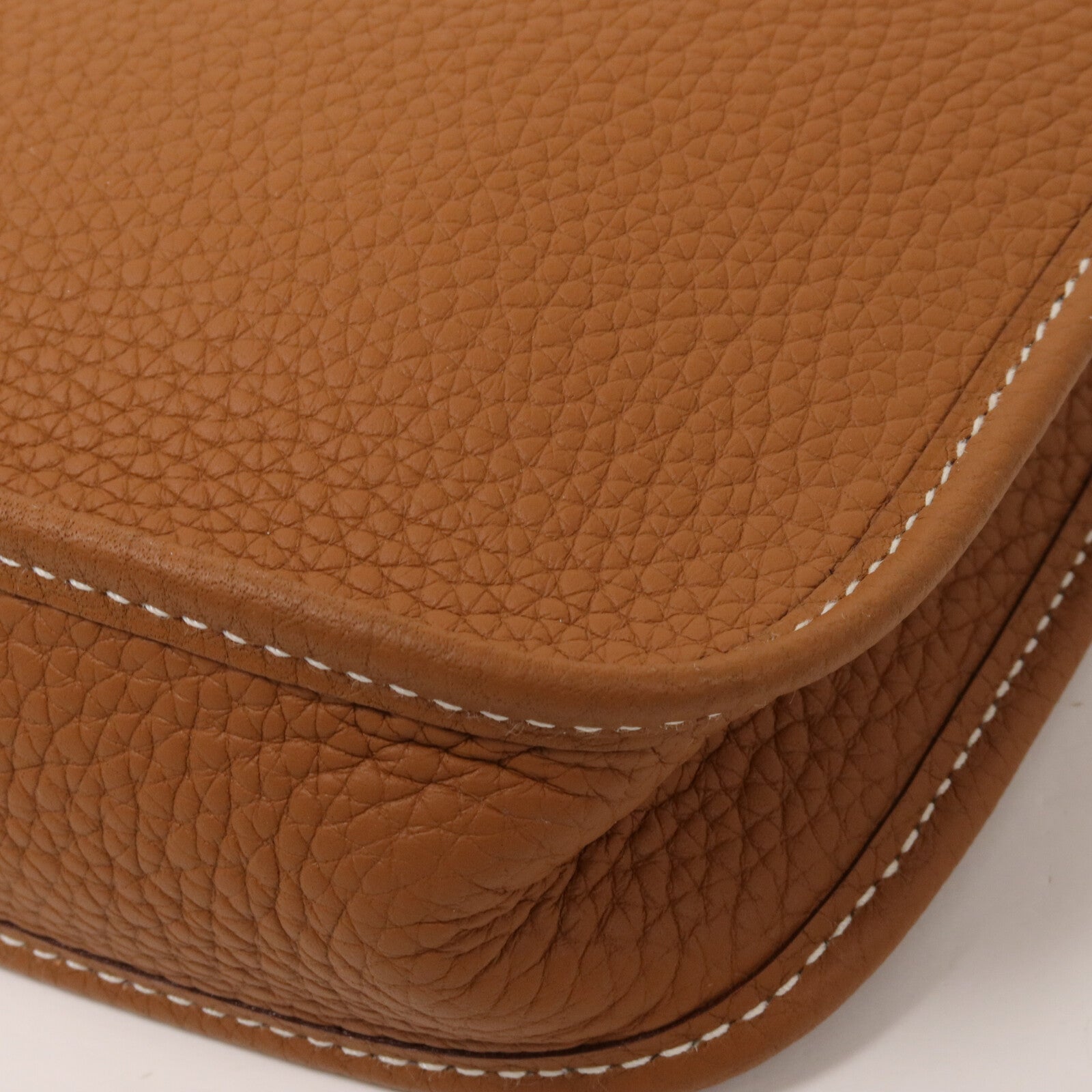 HERMES Clemence皮革Evelyne TPM肩背袋Gold