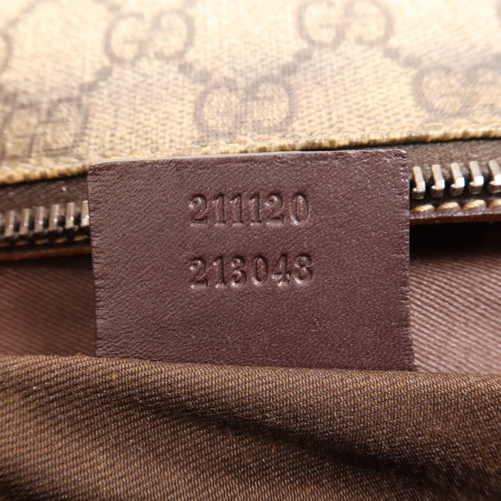 GUCCI 塗層帆布Tote Bag銀扣手挽袋