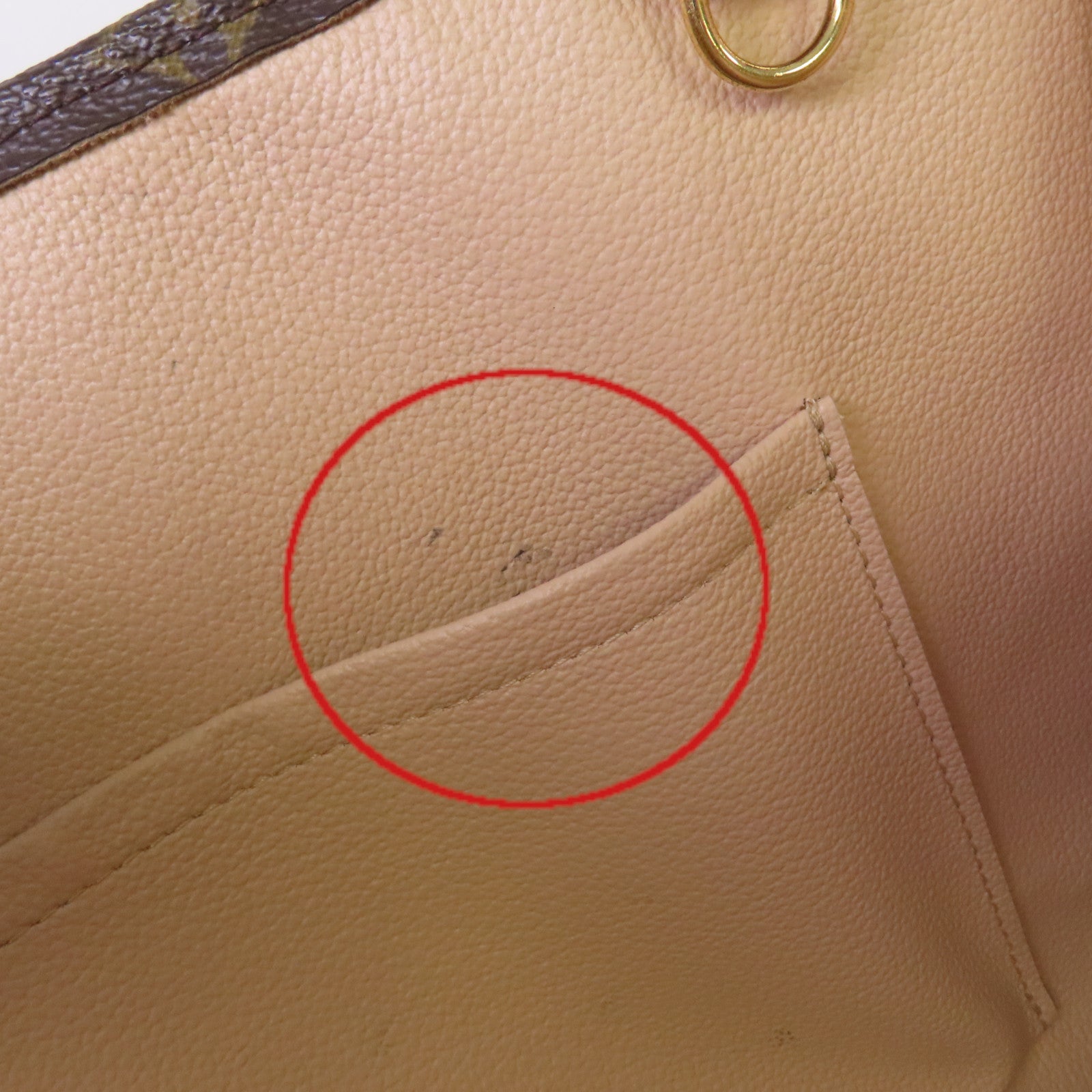 LOUIS VUITTON Monogram Sac Plat Tote Bag手挽袋啡色