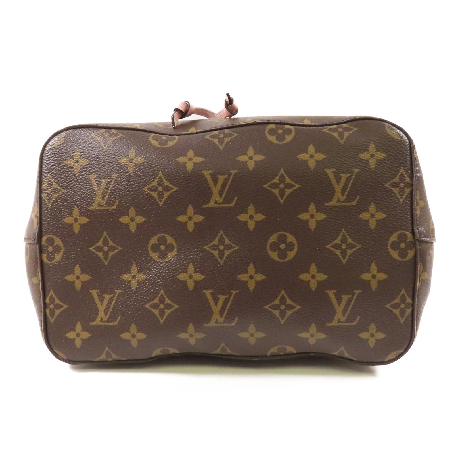 LOUIS VUITTON Monogram Neo Noe金扣手挽肩背兩用袋棕色/粉紅色
