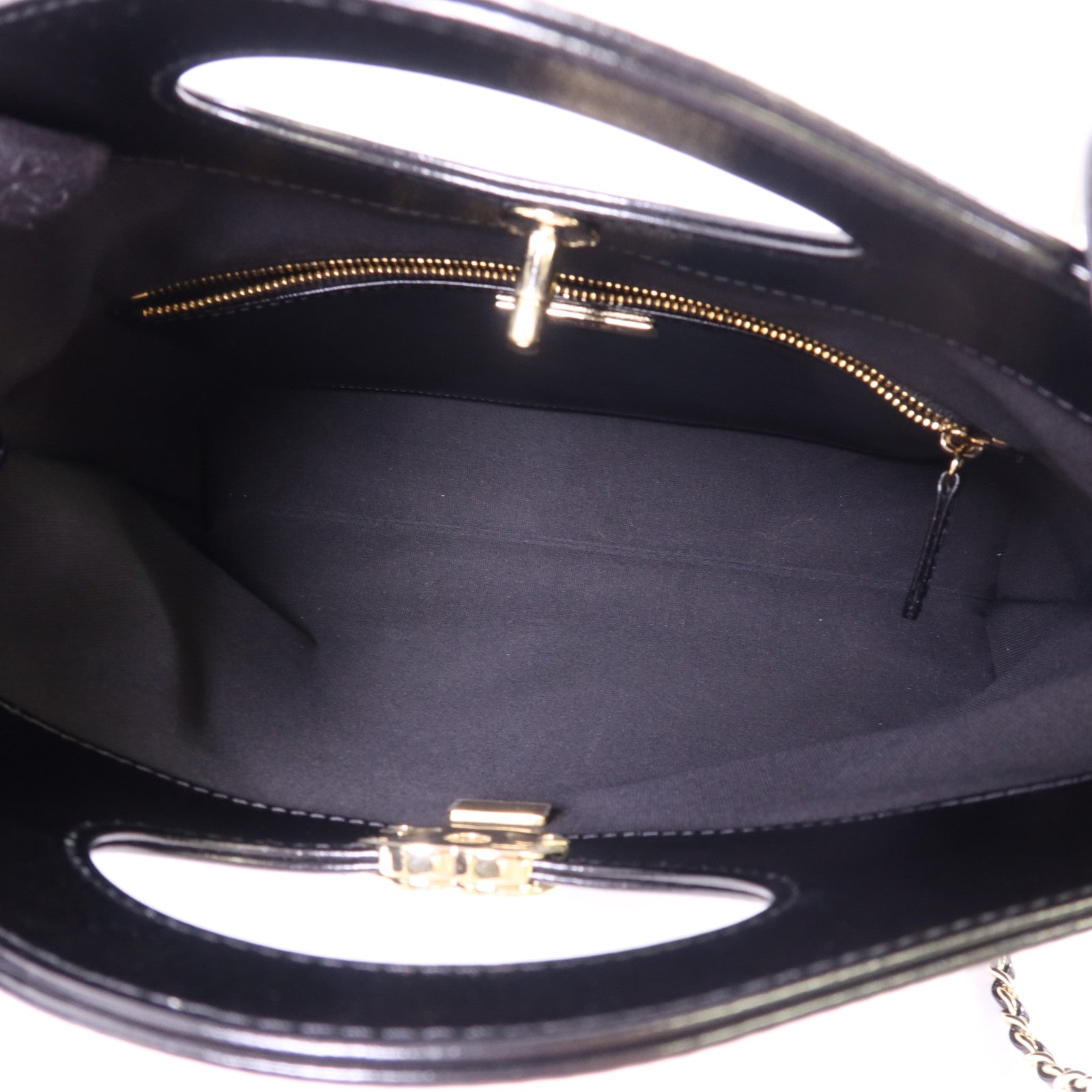 CHANEL 牛皮皮革Mini 31金扣手挽肩背兩用袋