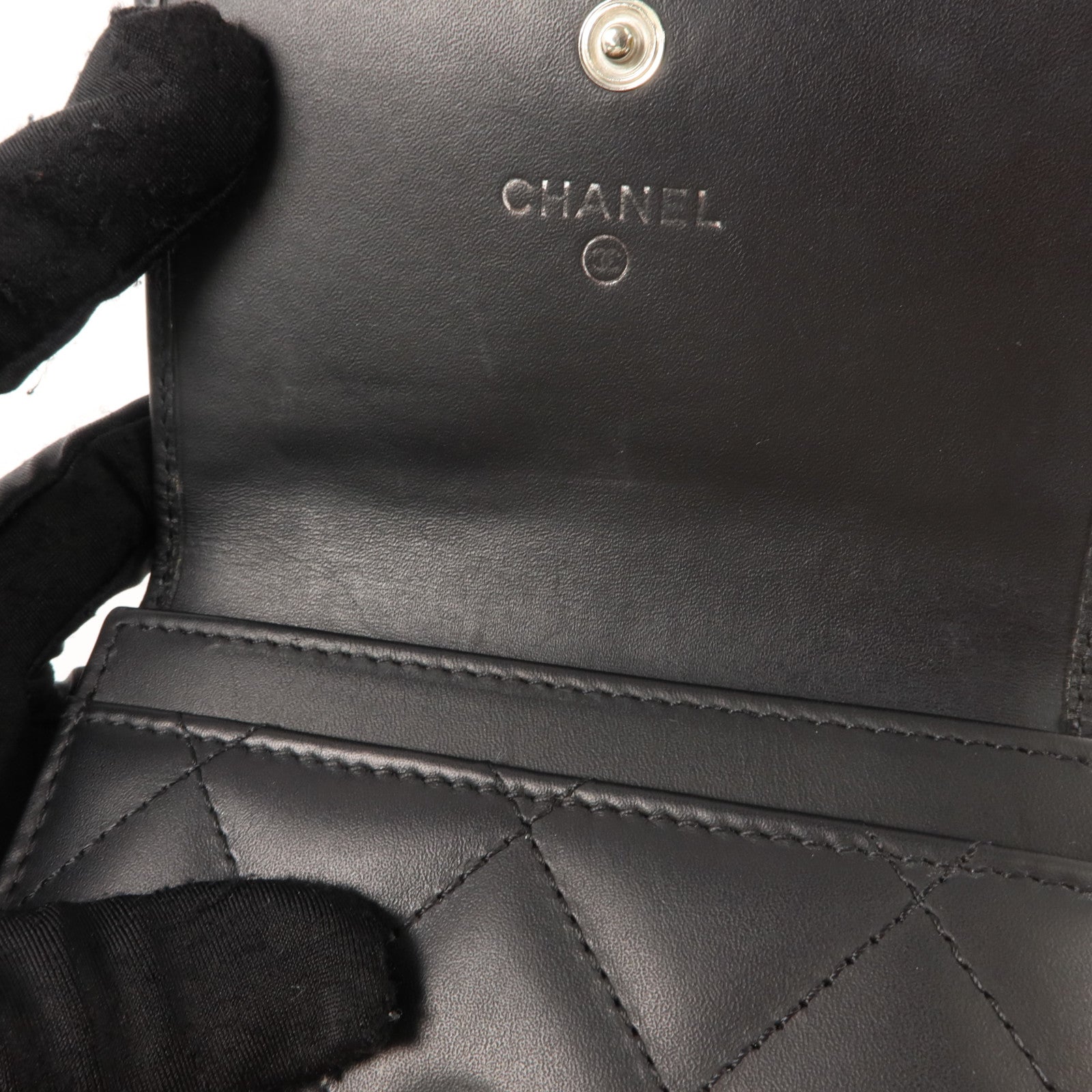 CHANEL 牛皮皮革Cambon Card Case卡片套