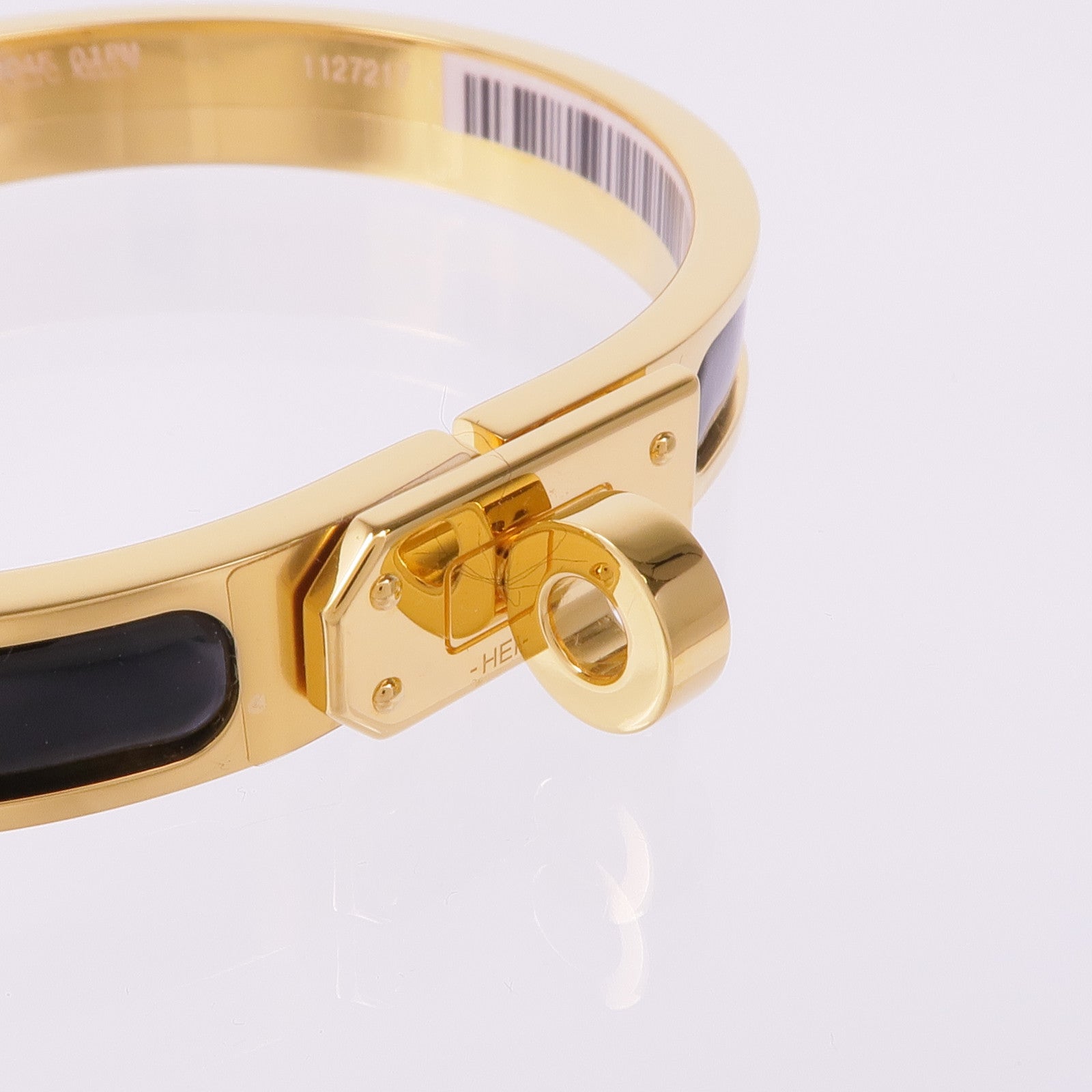 HERMES 琺瑯/金屬Mini Clic Kelly Bracelet手鐲